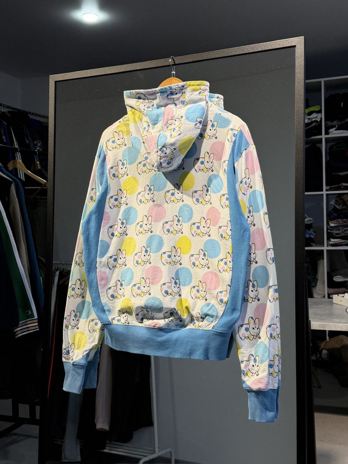 Kid Robot KID ROBOT Limited 6 of 256 zip hoodie overprint size S Size US S / EU 44-46 / 1 - 7 Thumbnail