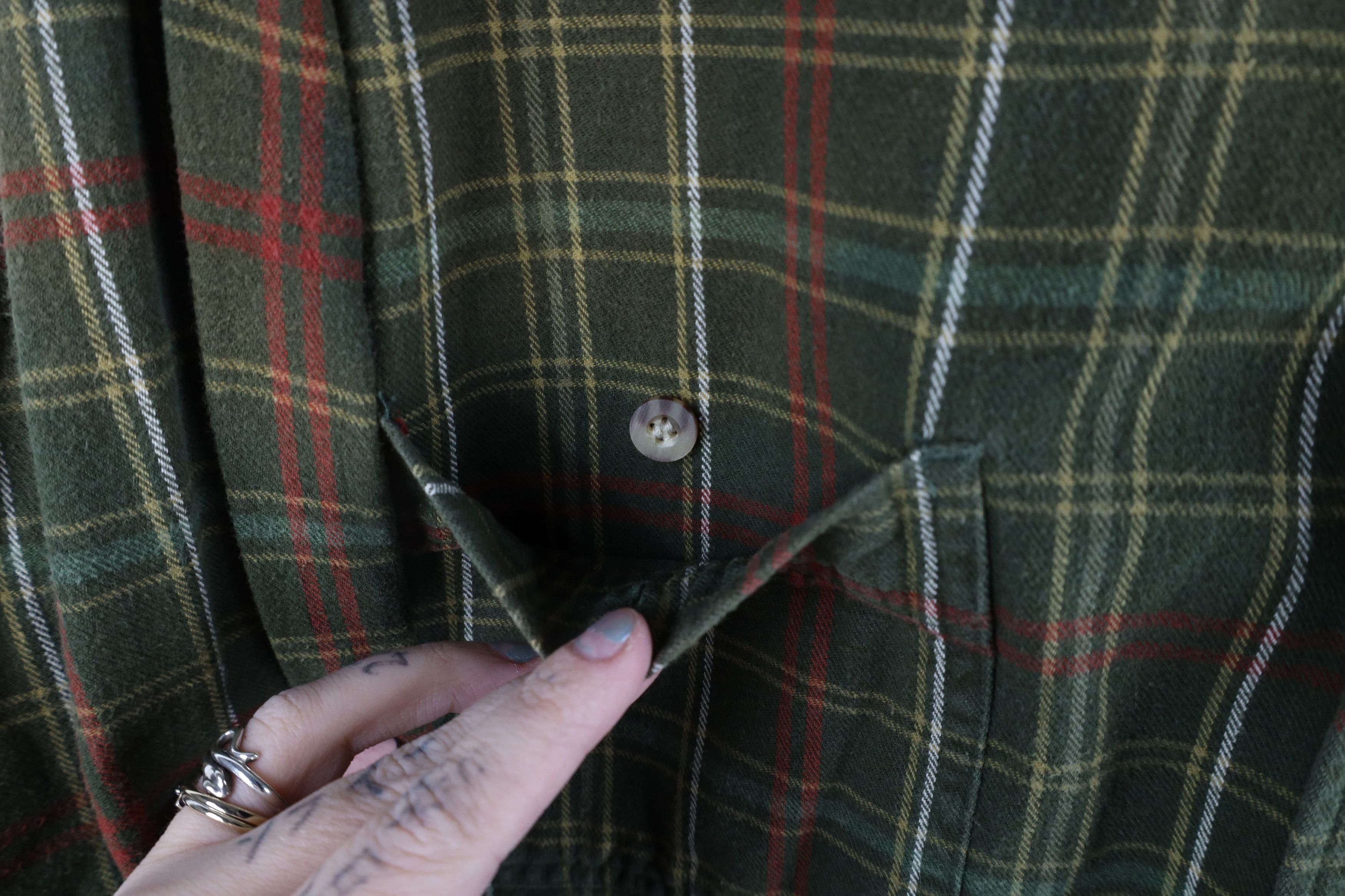 Vintage Vintage 90s Streetwear Flannel Collared Button Down Shirt Size US XXL / EU 58 / 5 - 4 Thumbnail