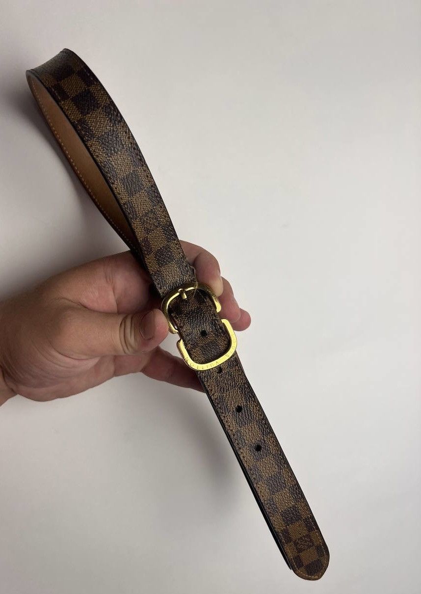Louis Vuitton Louis Vuitton Damier Ebene Mini 25 MM Belt Size ONE SIZE - 21 Thumbnail