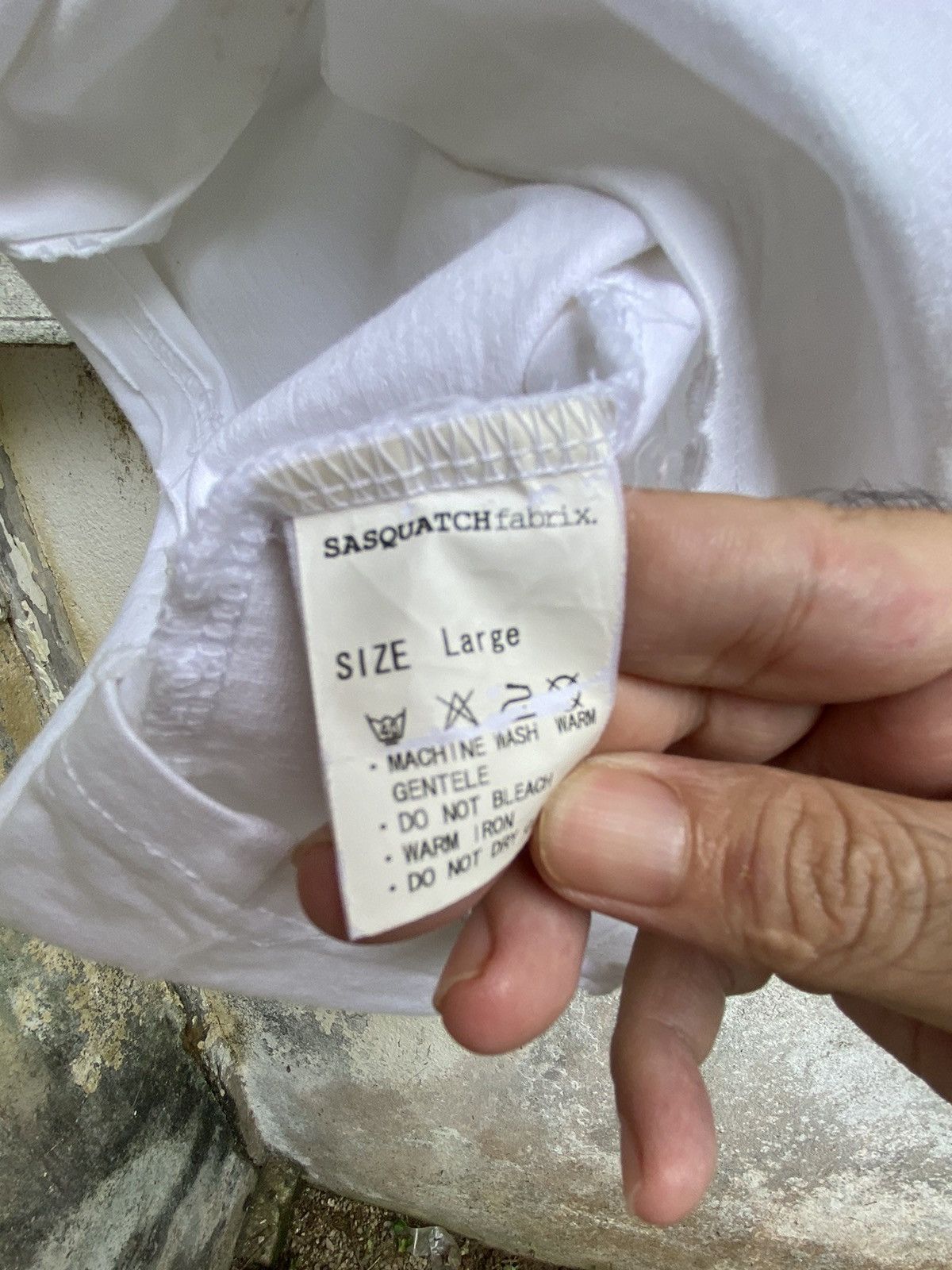 If Six Was Nine × Japanese Brand × Sasquatchfabrix Sasquatchfabrix Dino Skull Distressed Raw Seams Shirt Size US L / EU 52-54 / 3 - 8 Thumbnail