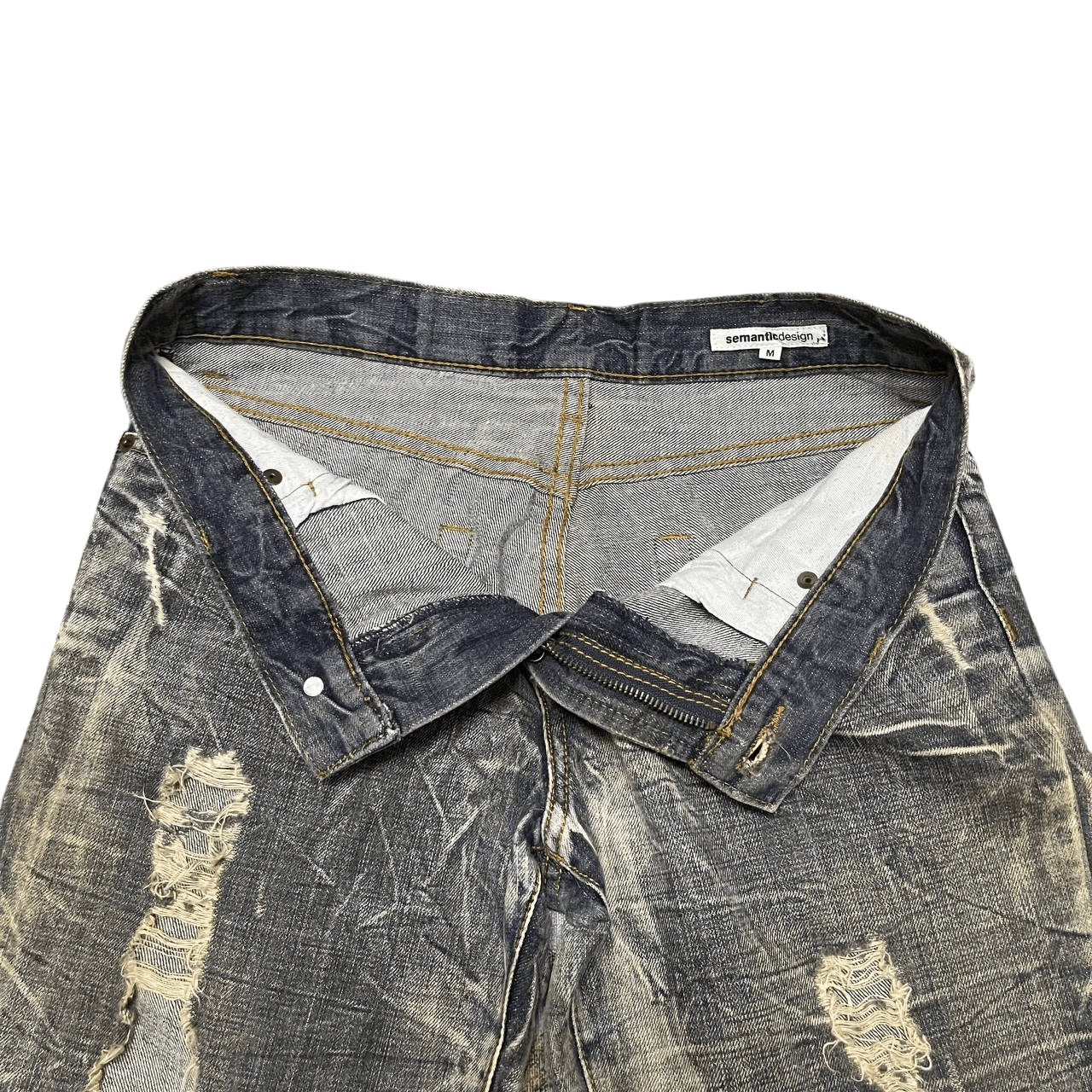 semanticdesign Vintage Semantic Design Flared Jeans Size US 31 - 6 Thumbnail