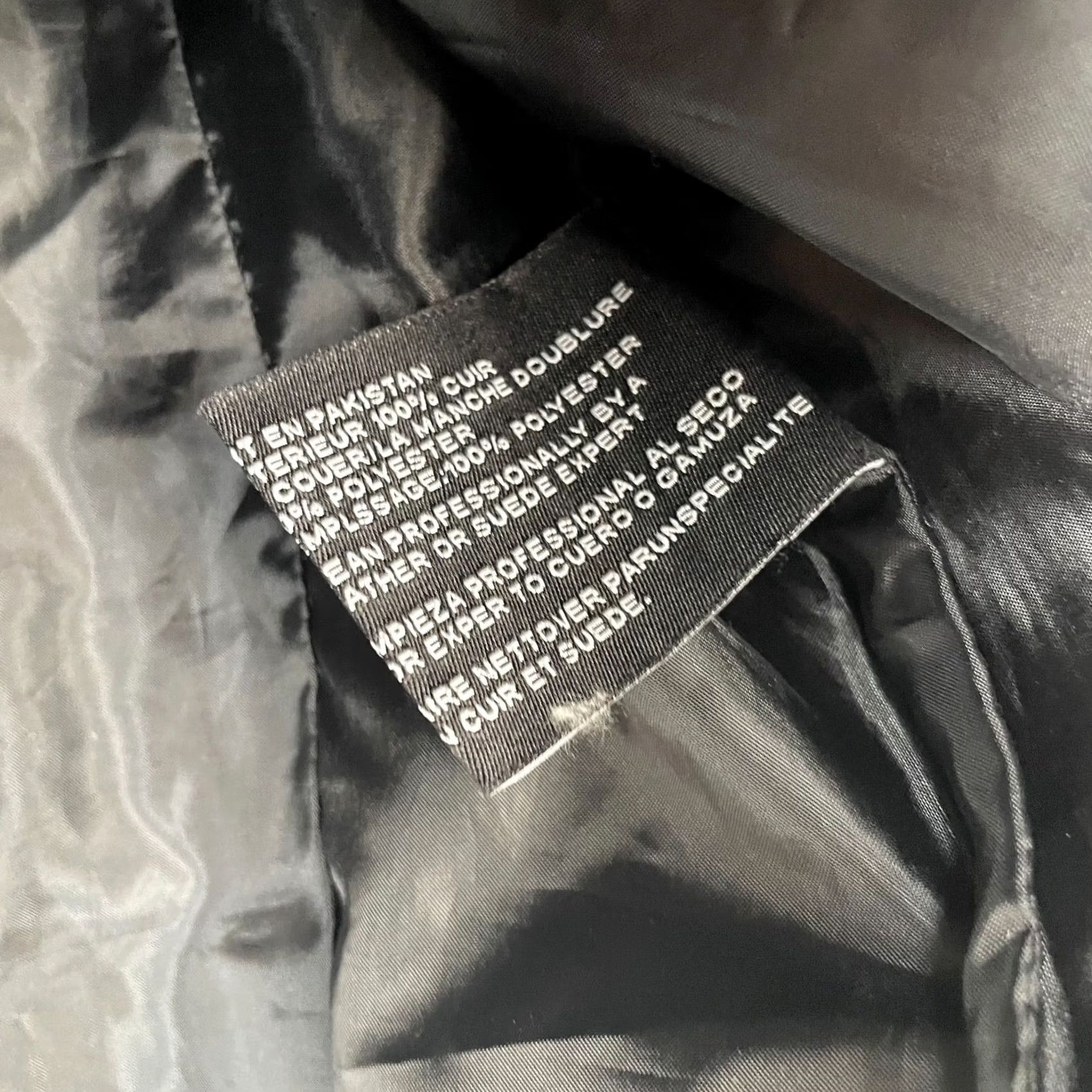Vintage VINTAGE Excelled Jacket Womens XL Black Leather Biker Coat Studded Zipper Collared Short Sleeve Casual Size XL / US 12-14 / IT 48-50 - 5 Thumbnail