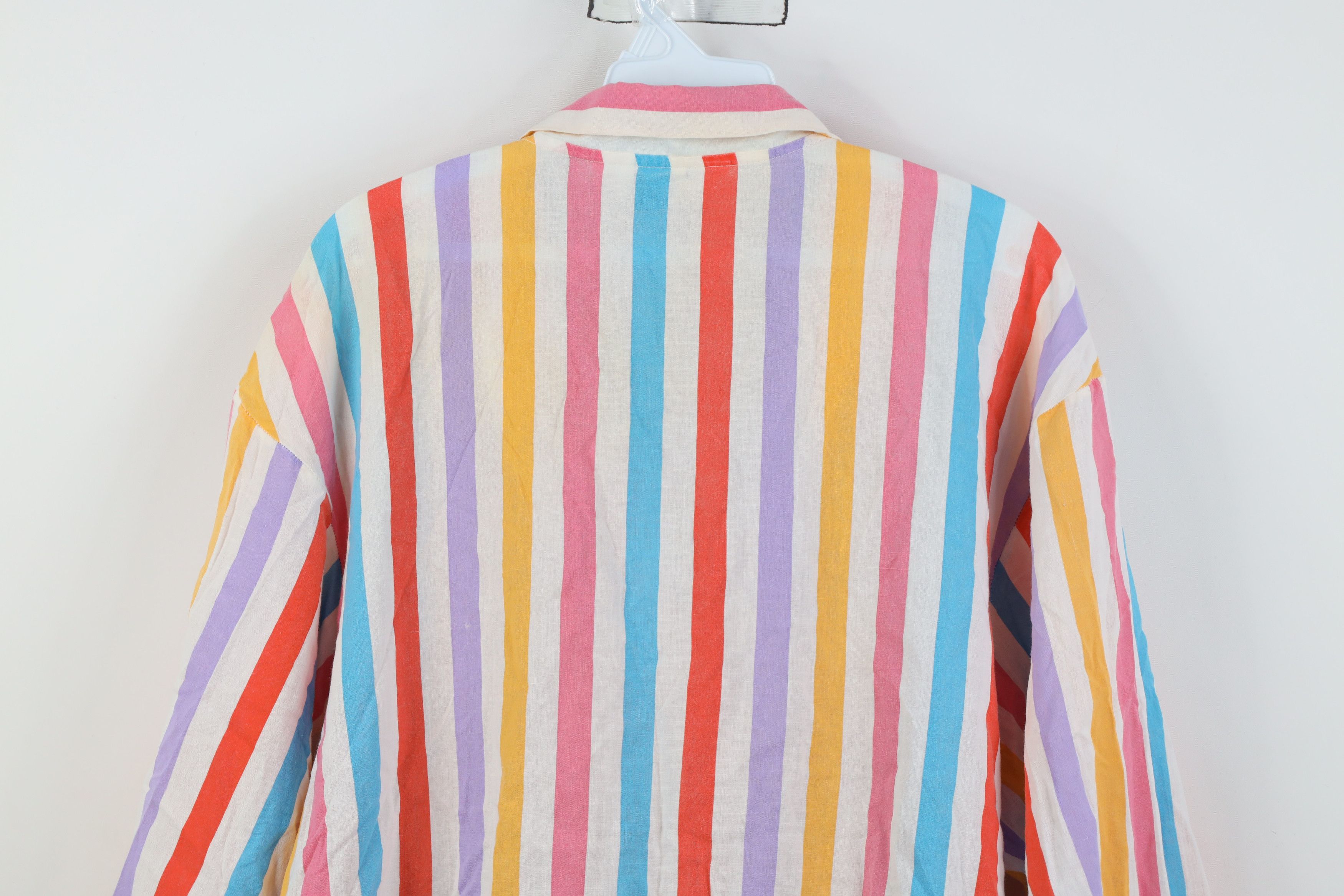 Vintage Vintage 80s 90s Streetwear 3/4 Sleeve Button Shirt USA Size S / US 4 / IT 40 - 14 Thumbnail