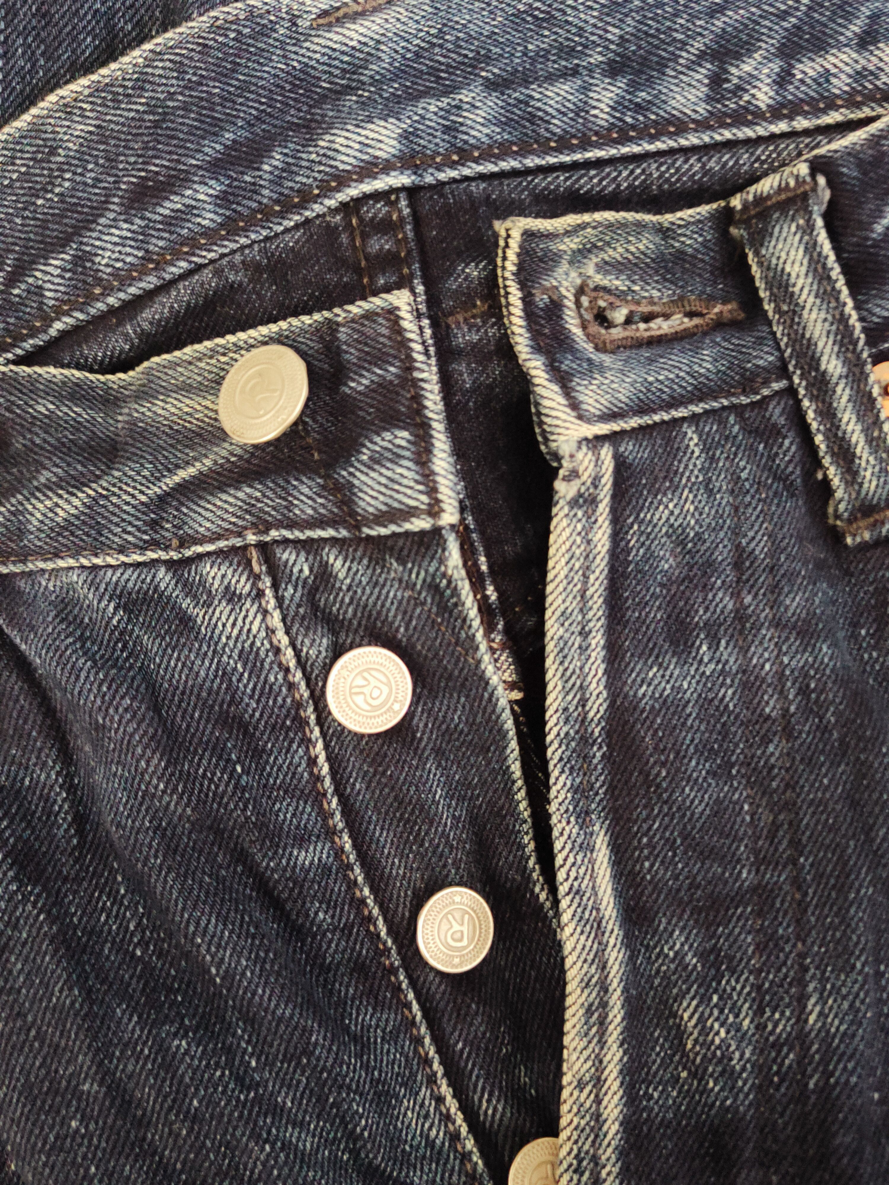 45rpm DL R Dark Blue Distressed Ripped Jeans #2668 Size US 30 / EU 46 - 13 Thumbnail