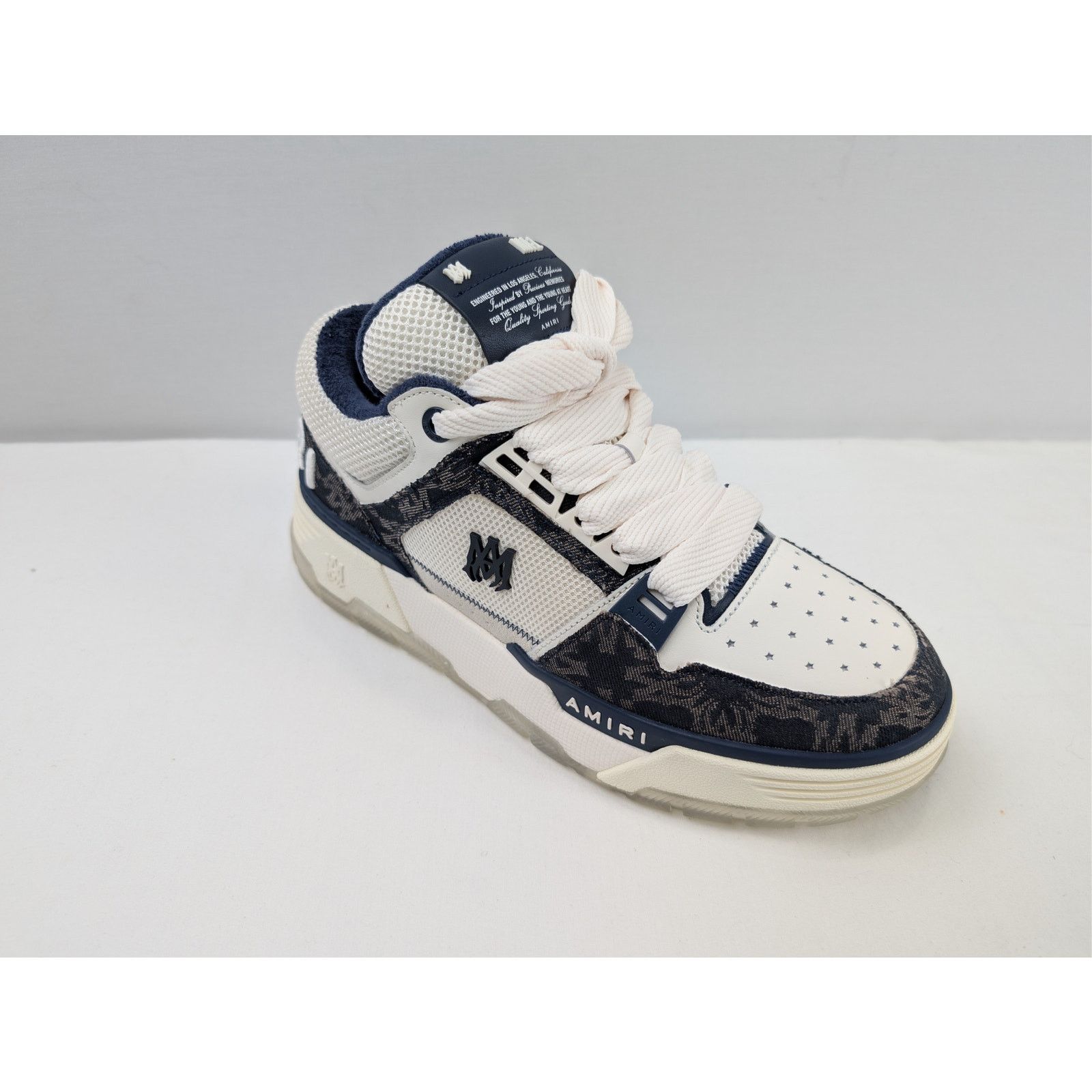 Amiri o1rshd1 MA Quad MA-1 Sneakers in Midnight Indigo Size US 13 / EU 46 - 3 Thumbnail