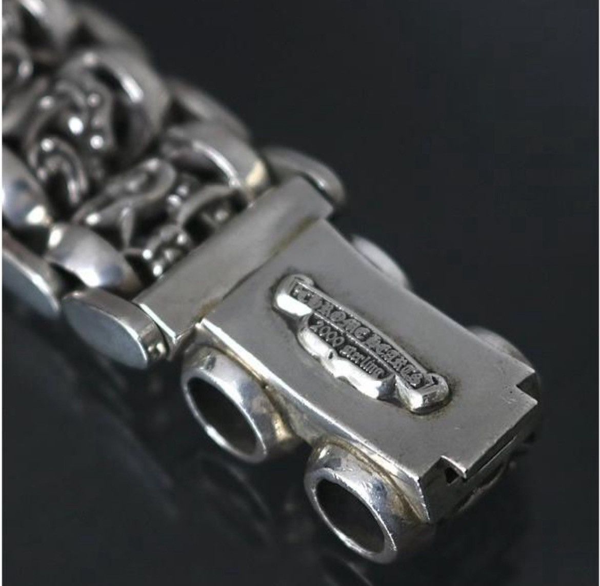 Chrome Hearts Chrome Hearts Celtic Roller Link Silver Bracelet Size ONE SIZE - 4 Thumbnail