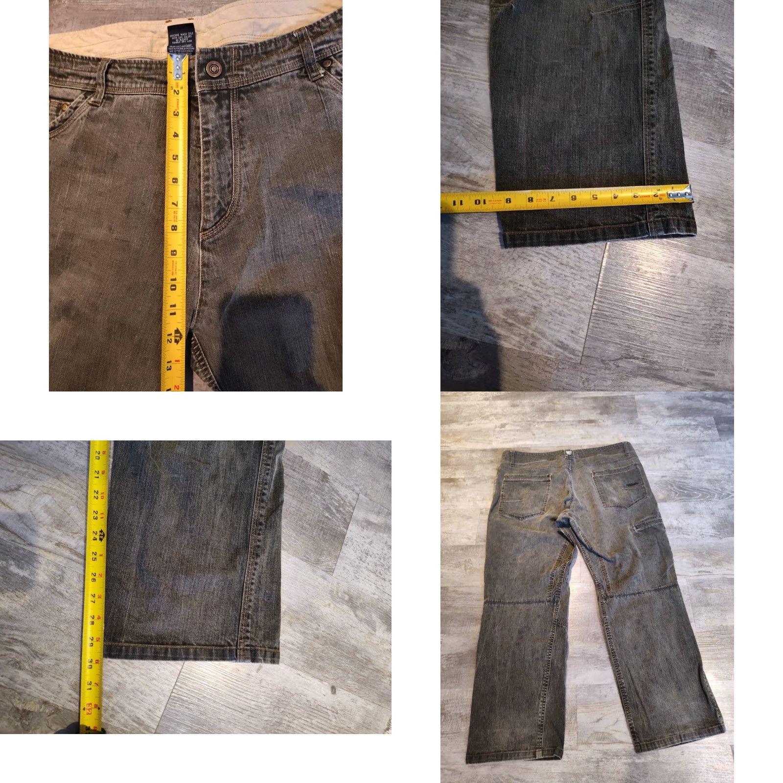 Vintage Kuhl Pants Mens 40x30 Workwear Cotton Canvas Brown Green Riot Patinadye Double Knee 40x30 Regular Mens Pants Size US 40 / EU 56 - 9 Thumbnail