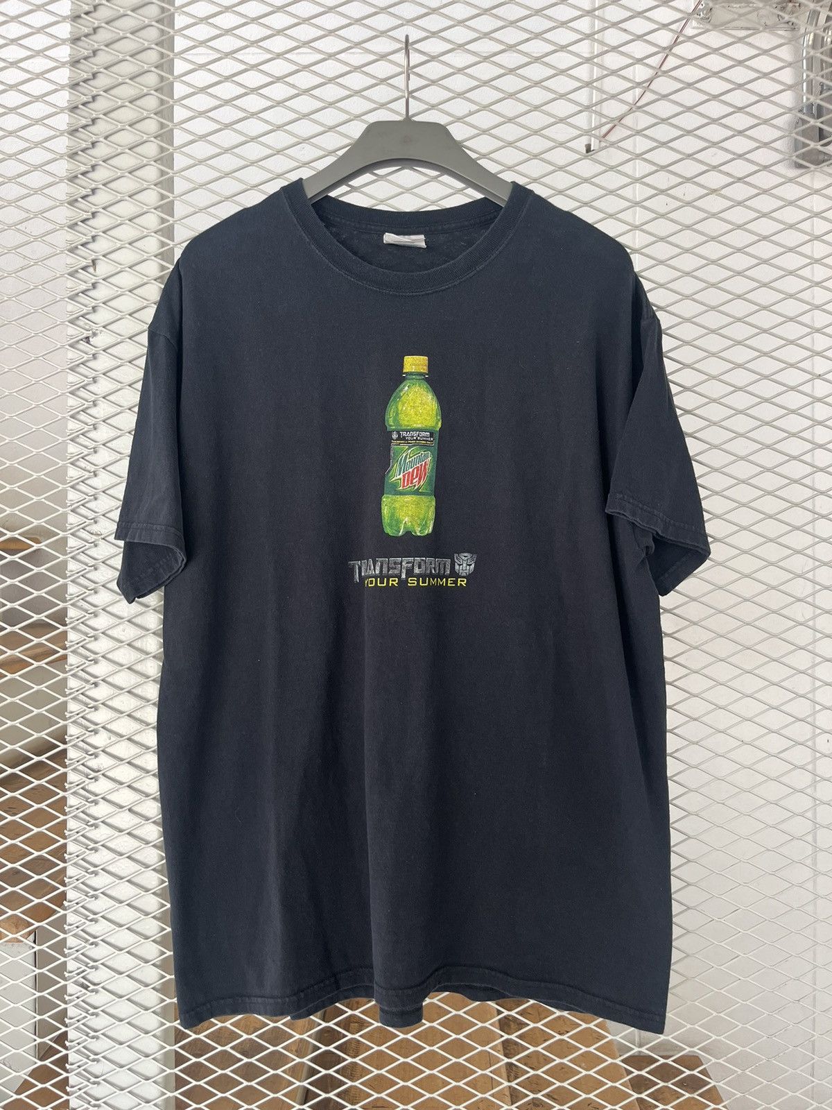 Mountain Dew × Vintage Vtg Mountain Dew TRANSFORMERS 7/4/7 2007’s promo film Tshirt Size US XL / EU 56 / 4 - 2 Thumbnail