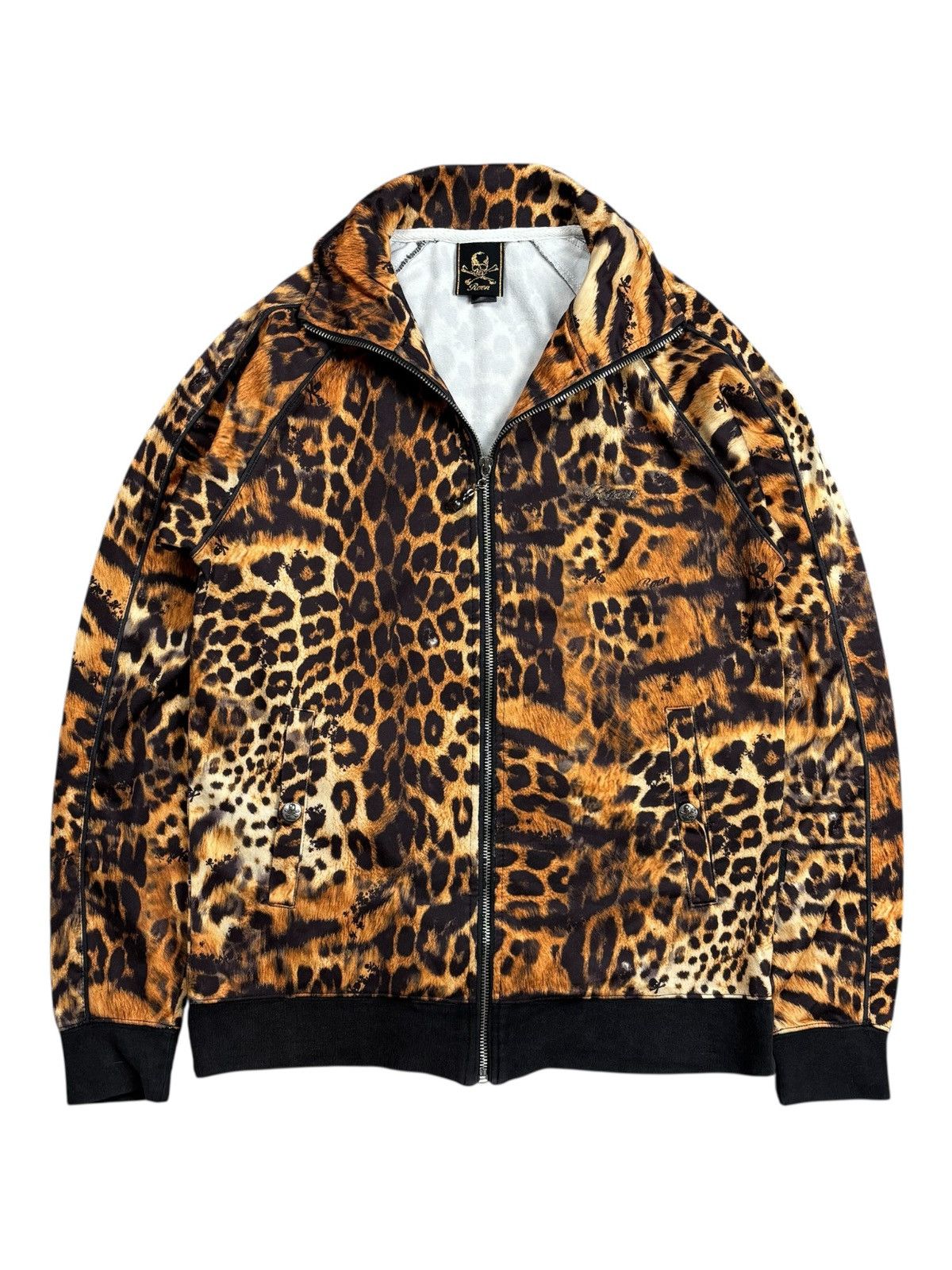 Roen Archive Roen - Leopard Track Top Jacket Size US M / EU 48-50 / 2 - 2 Thumbnail