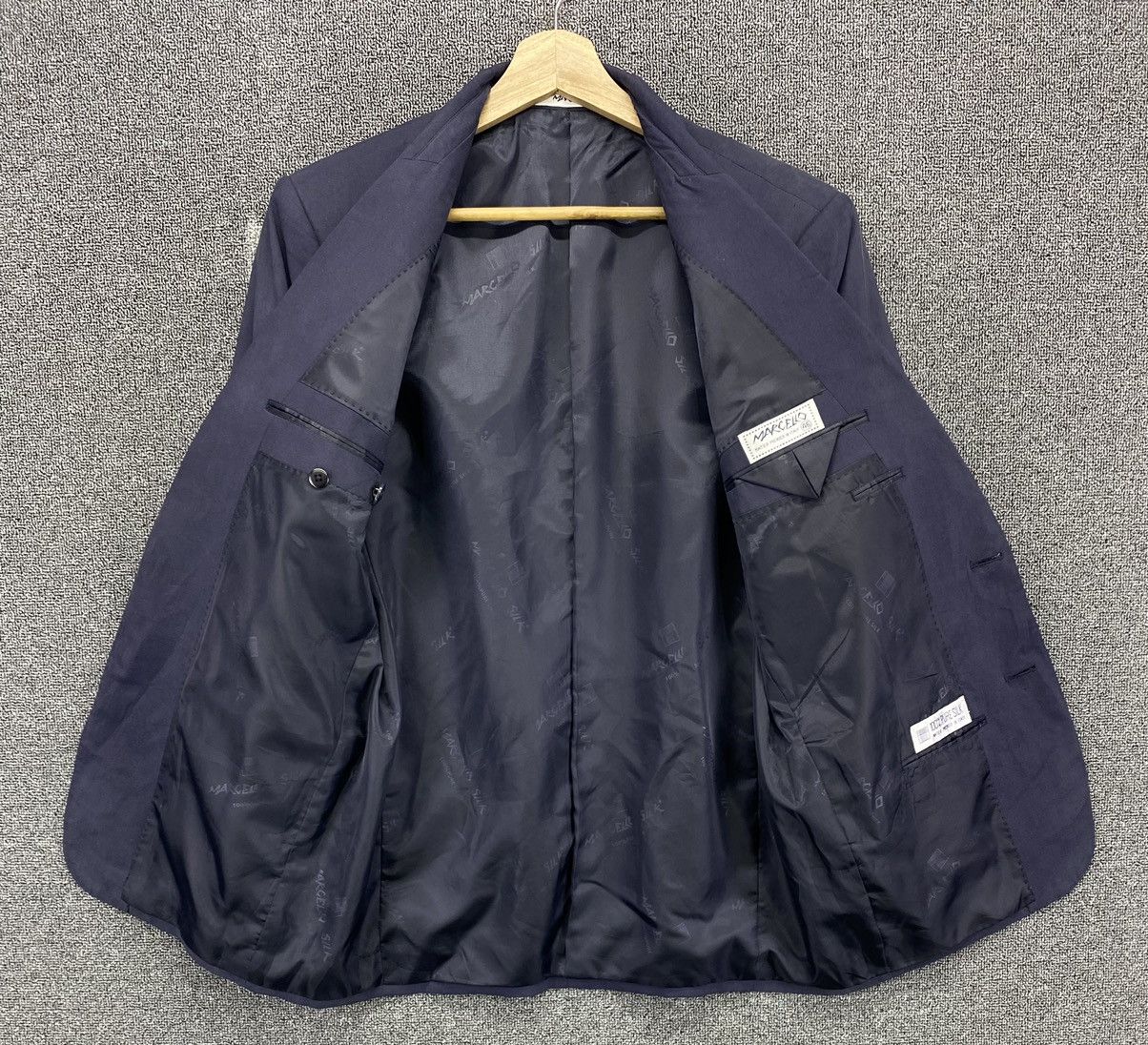 Vintage Vintage Marcello Italian Designer Blazer Coat Jacket Size US M / EU 48-50 / 2 - 7 Thumbnail