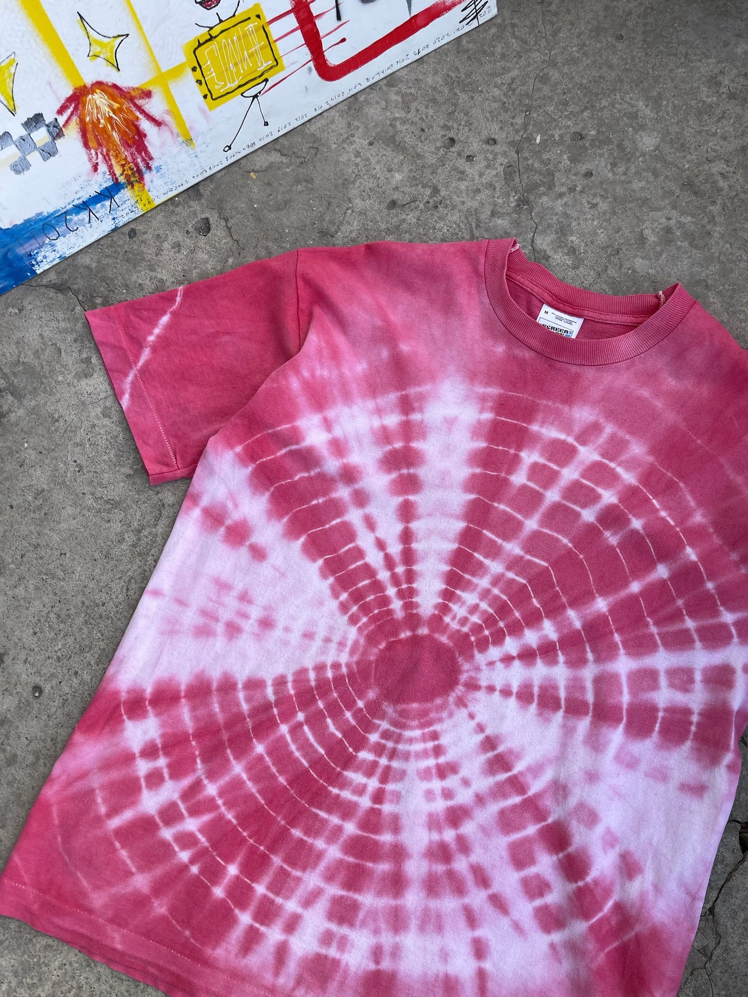 Vintage Vintage Fractal t shirt - Psychedelic hippie acid tee Size US M / EU 48-50 / 2 - 3 Thumbnail