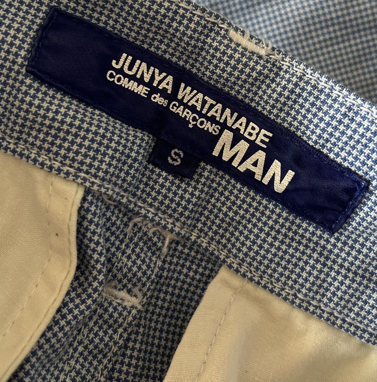 Junya Watanabe Junya watanabe cdg man AD2012 houndstooth shorts Size US 29 - 5 Thumbnail