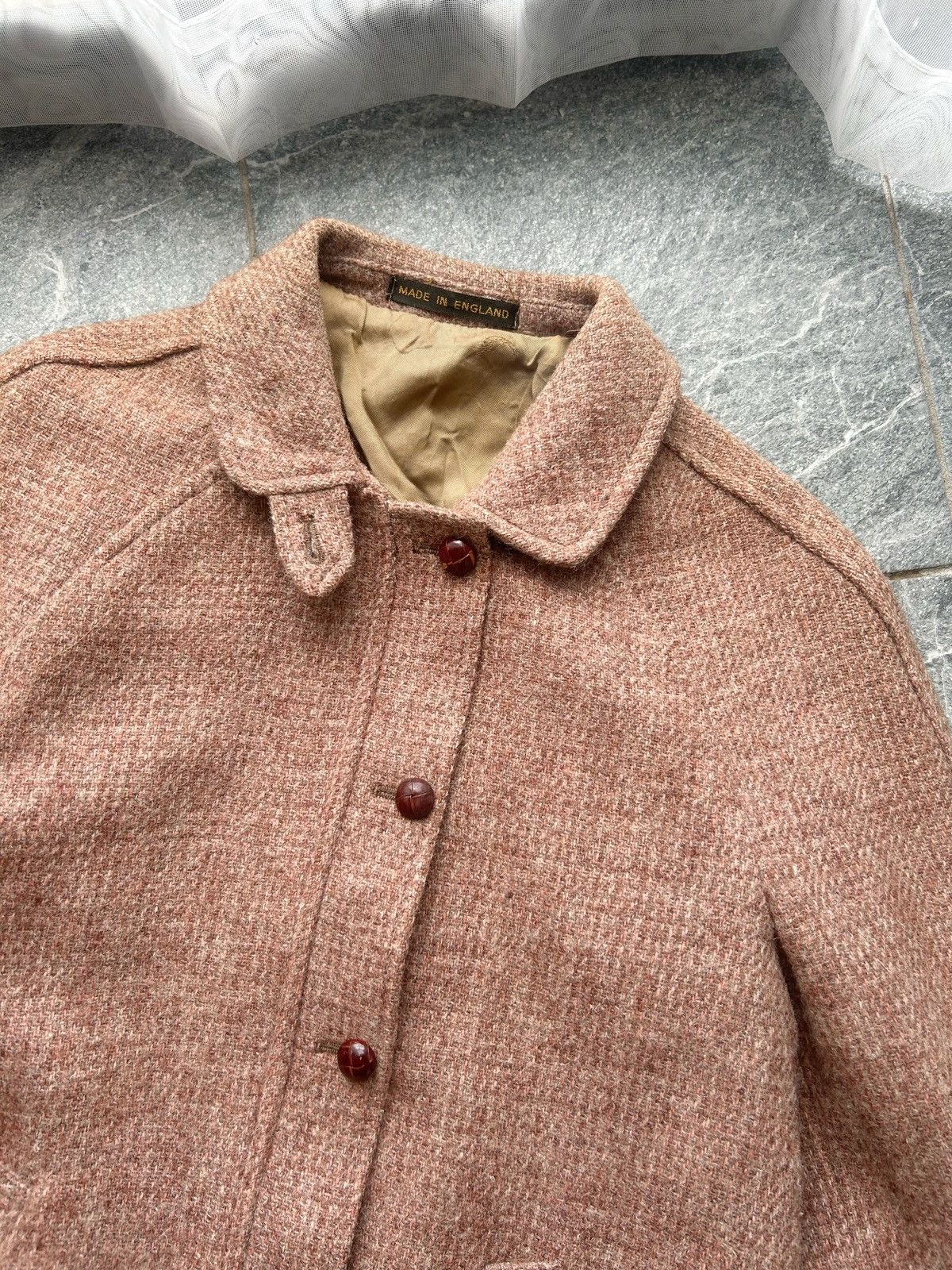 Harris Tweed Vintage jacket bomber orvis harris tweed wool Size S / US 4 / IT 40 - 3 Thumbnail