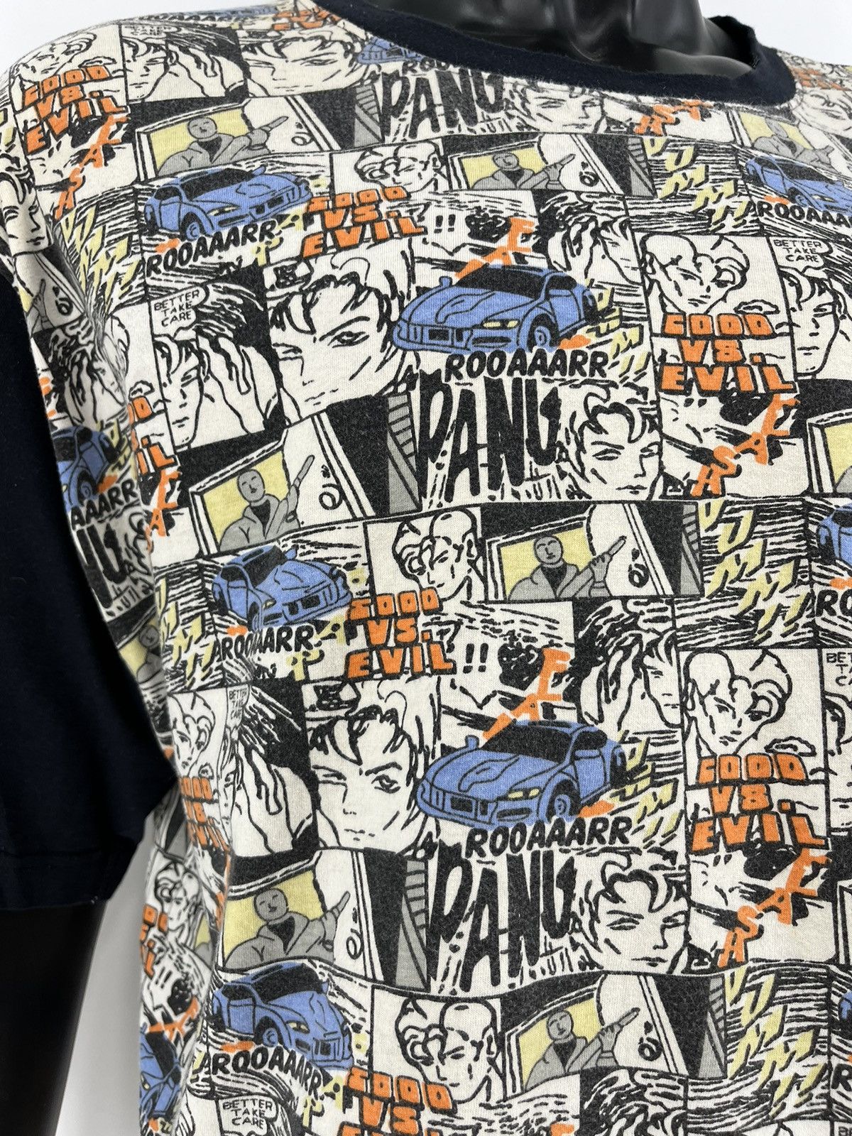 Vintage Vintage Pop Art Comics All Over Print T Shirt L Size US L / EU 52-54 / 3 - 6 Thumbnail