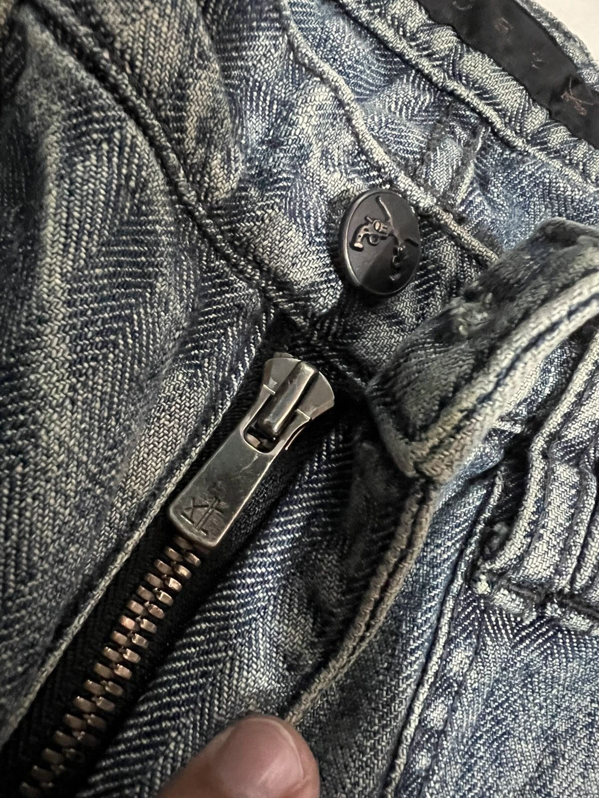 If Six Was Nine × Roar × Seditionaries 🌈90s Style🌈Roar Peace & Love Mud Wash Flare Jean Size US 28 / EU 44 - 16 Thumbnail