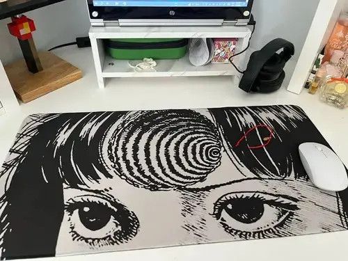 Anime × Japanese Brand × Vintage Anime Junji Ito Anti-slip MousePads Size ONE SIZE - 1 Thumbnail