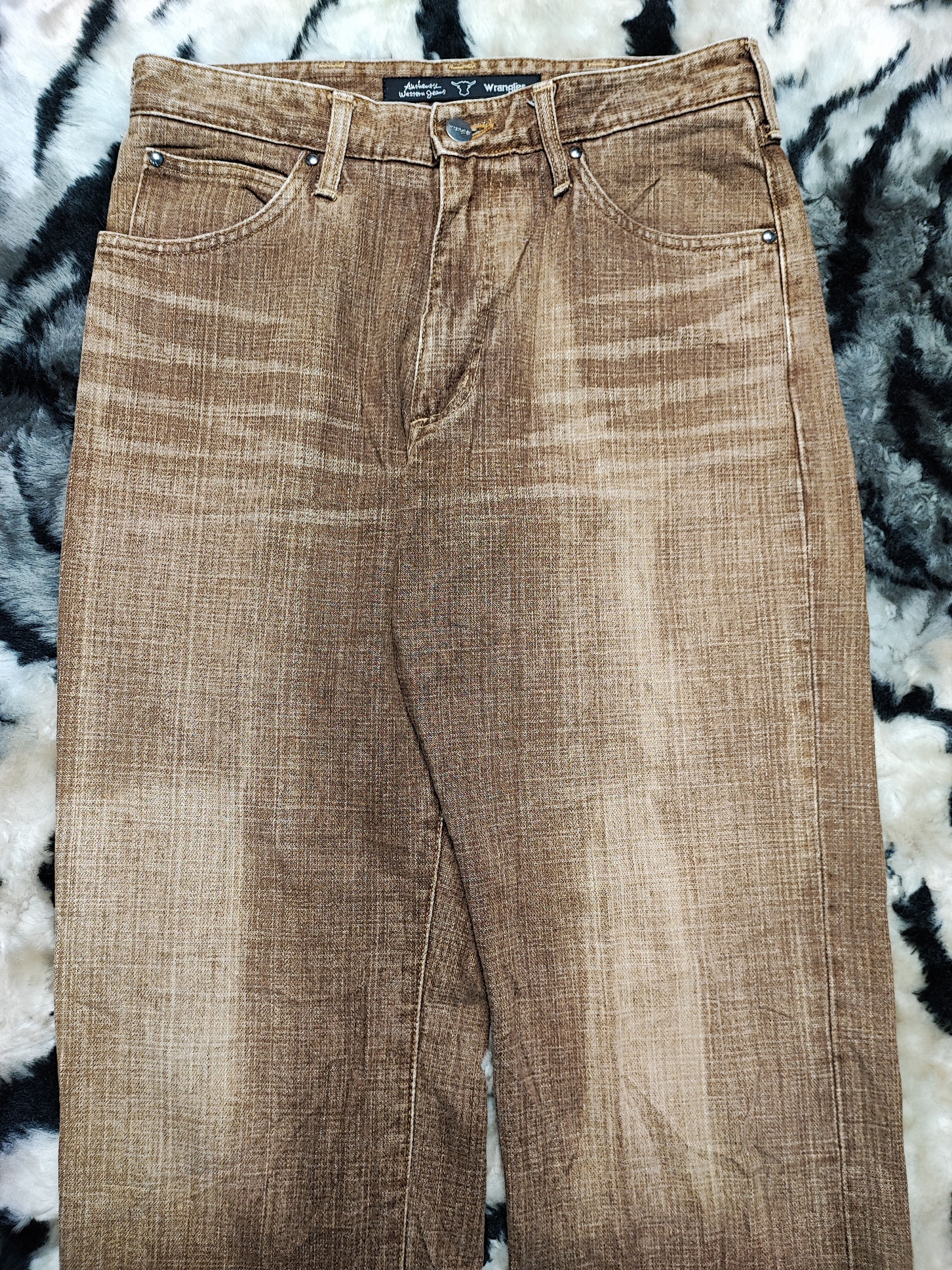 Japanese Brand × Wrangler Rusty Jeans Wrangler Distress Size US 30 / EU 46 - 4 Thumbnail
