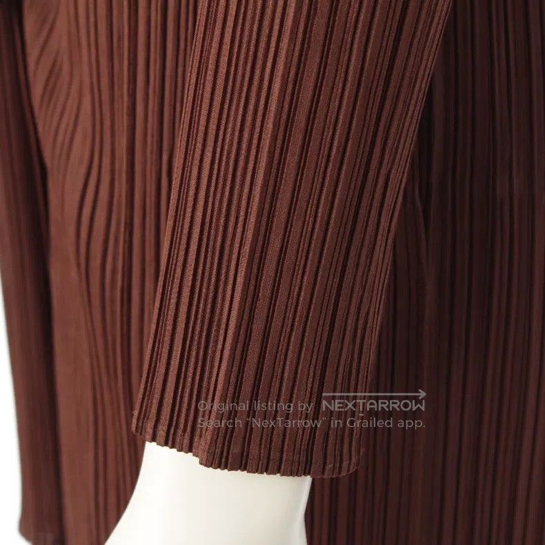 Issey Miyake Issey Miyake Brown Coat Size M / US 6-8 / IT 42-44 - 5 Thumbnail