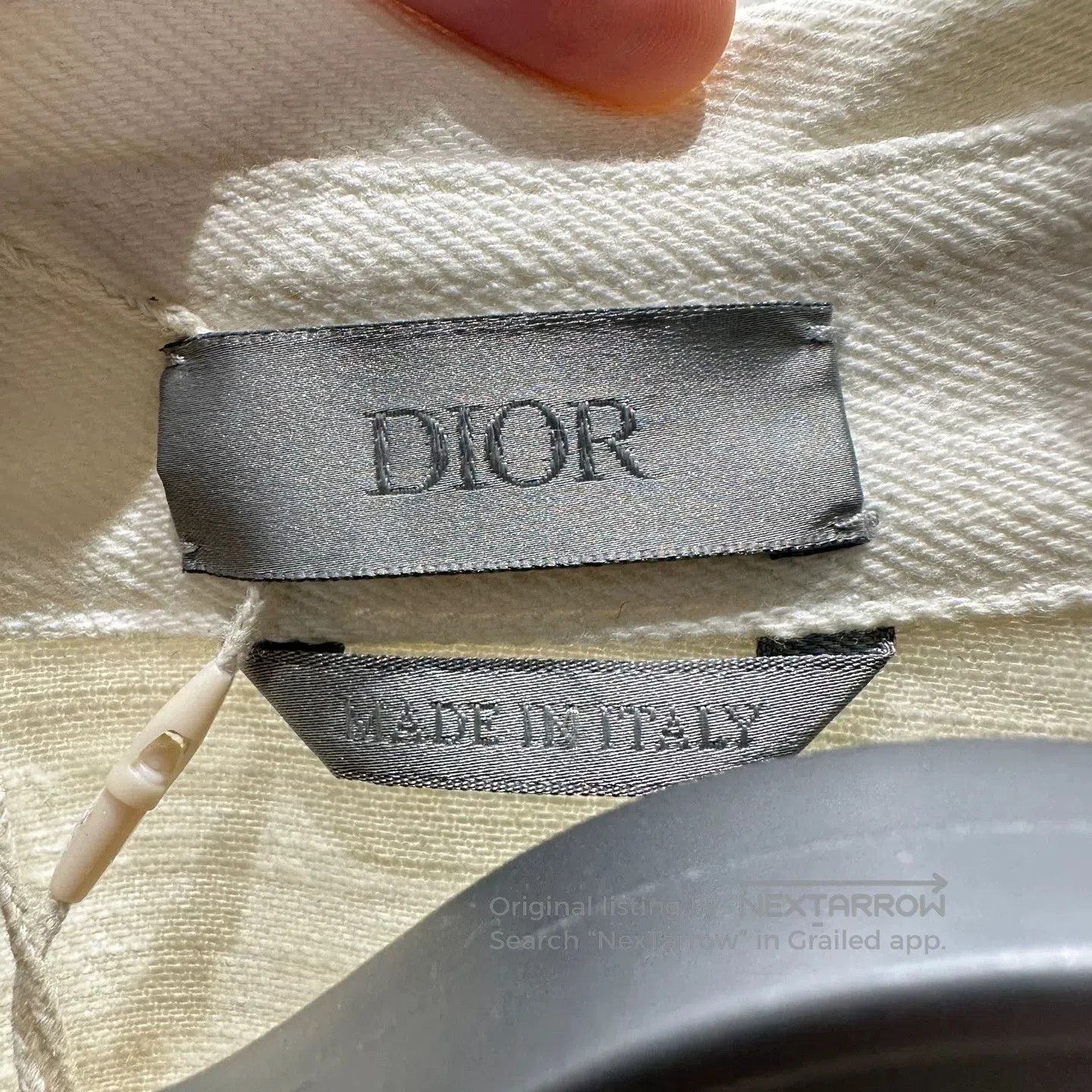 Dior Long Sleeve Button-Up Shirt with Bull Embroidery. Size US M / EU 48-50 / 2 - 3 Thumbnail