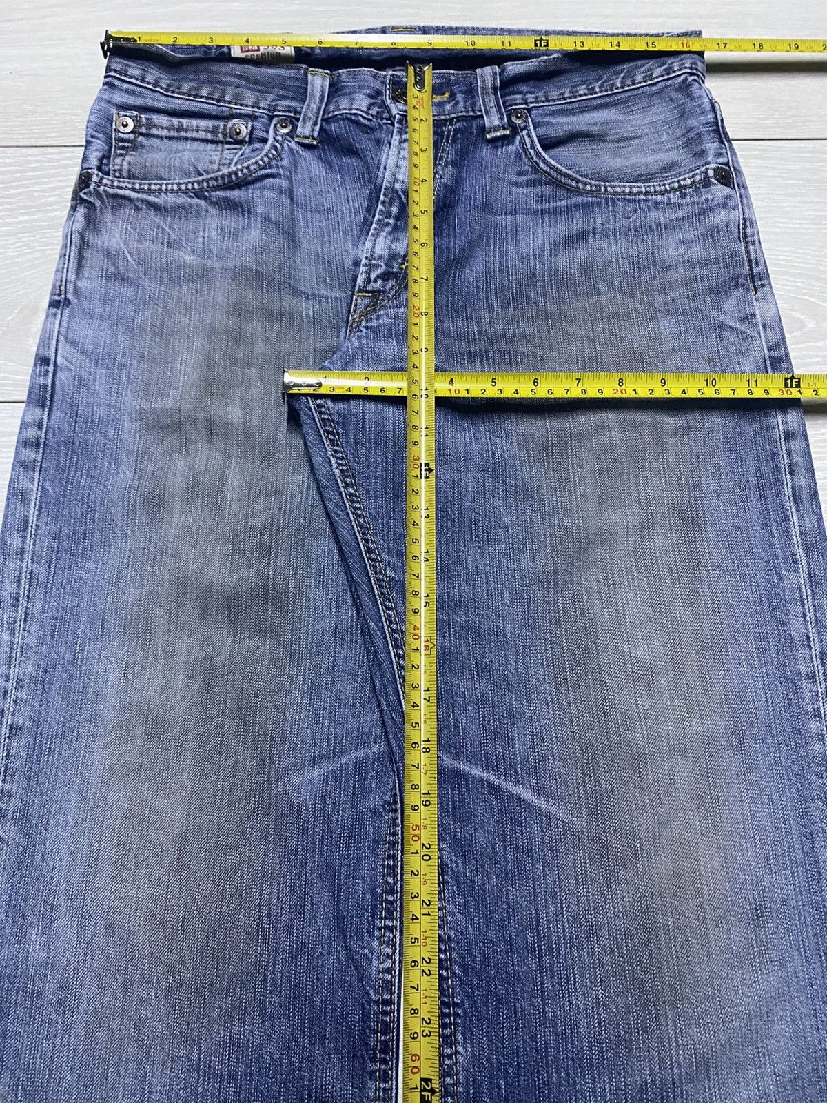 Edwin Vintage Edwin 503 Premium Grunge Distressed Loose Jeans Size US 33 - 13 Thumbnail
