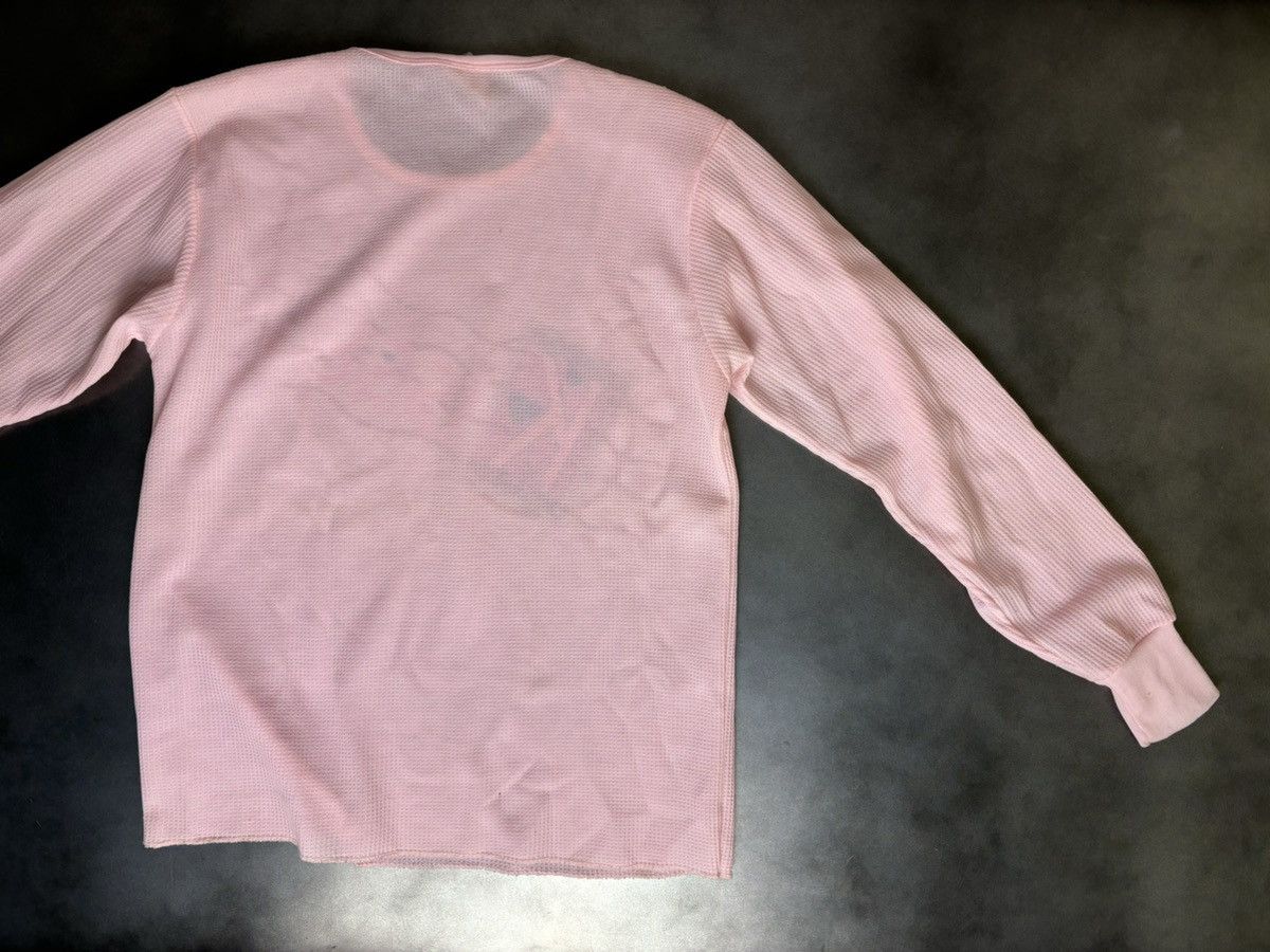 Fruit Of The Loom × Hanes × Vintage 1980s Vintage Thermal Longsleeve Express Kisses Print Waffle Size US S / EU 44-46 / 1 - 13 Thumbnail
