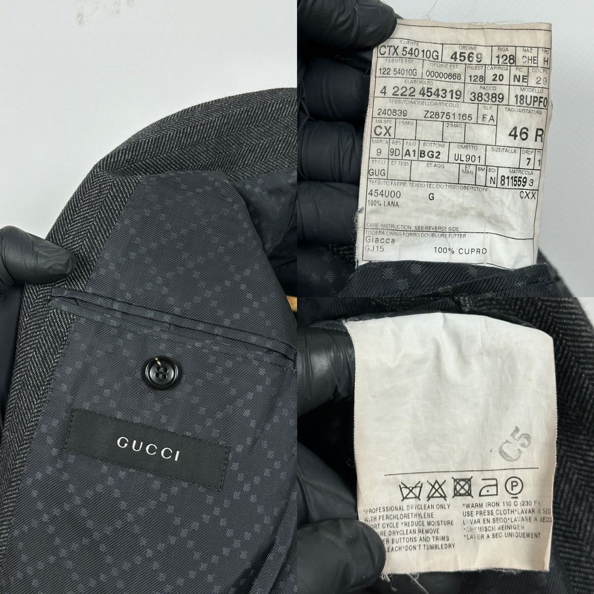 Gucci Vintage Gucci Gray Blazer Size 46R - 24 Thumbnail