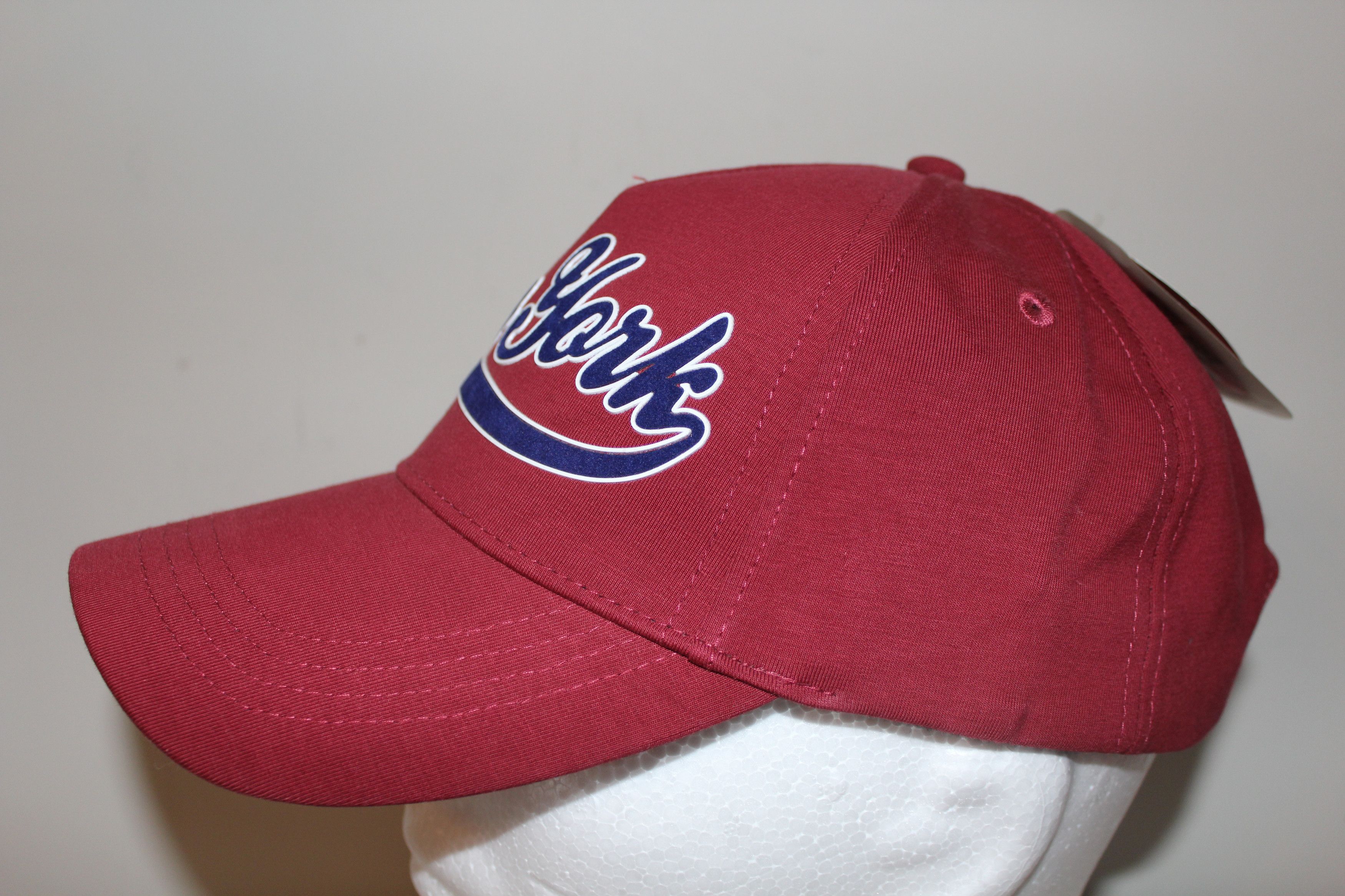 Robin Ruth Robin Ruth New York Baseball Hat Cap Red Maroon NY Size ONE SIZE - 3 Thumbnail