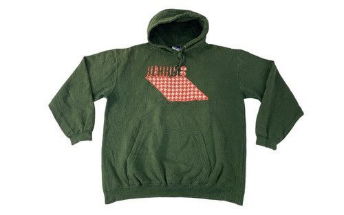 Vintage Hype 90s X-Large Houndstooth Spell Out Hoodie Skate Size US M / EU 48-50 / 2 - 2 Thumbnail