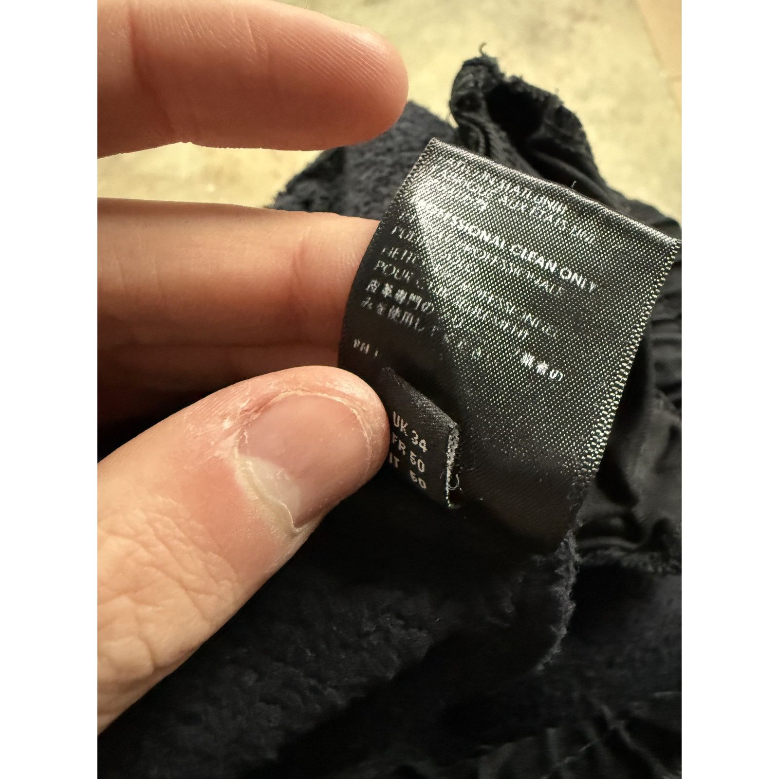 Amiri Amiri Distressed Black Patch Sweats Used Large Size US 36 / EU 52 - 5 Thumbnail