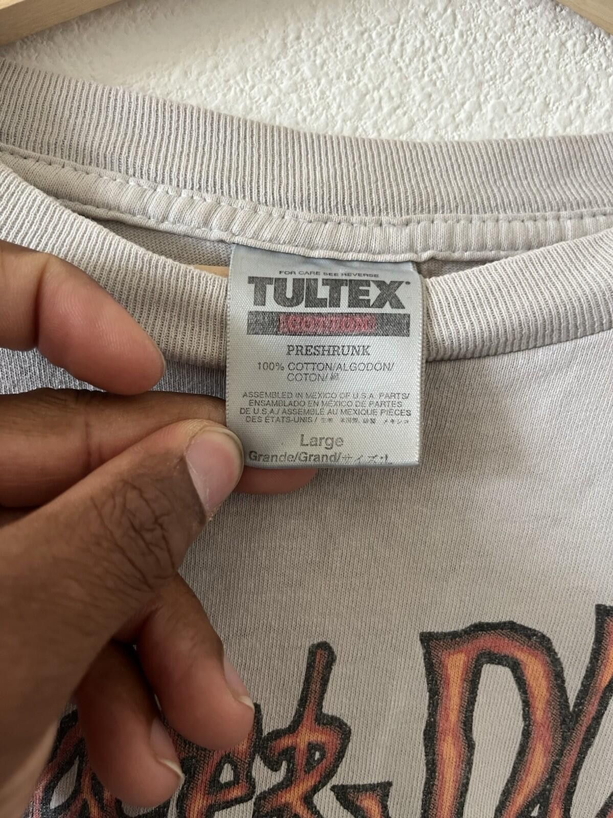 Gildan Vintage 1998 Page Plant Tour T Shirt Tultex Large White Size US L / EU 52-54 / 3 - 3 Thumbnail