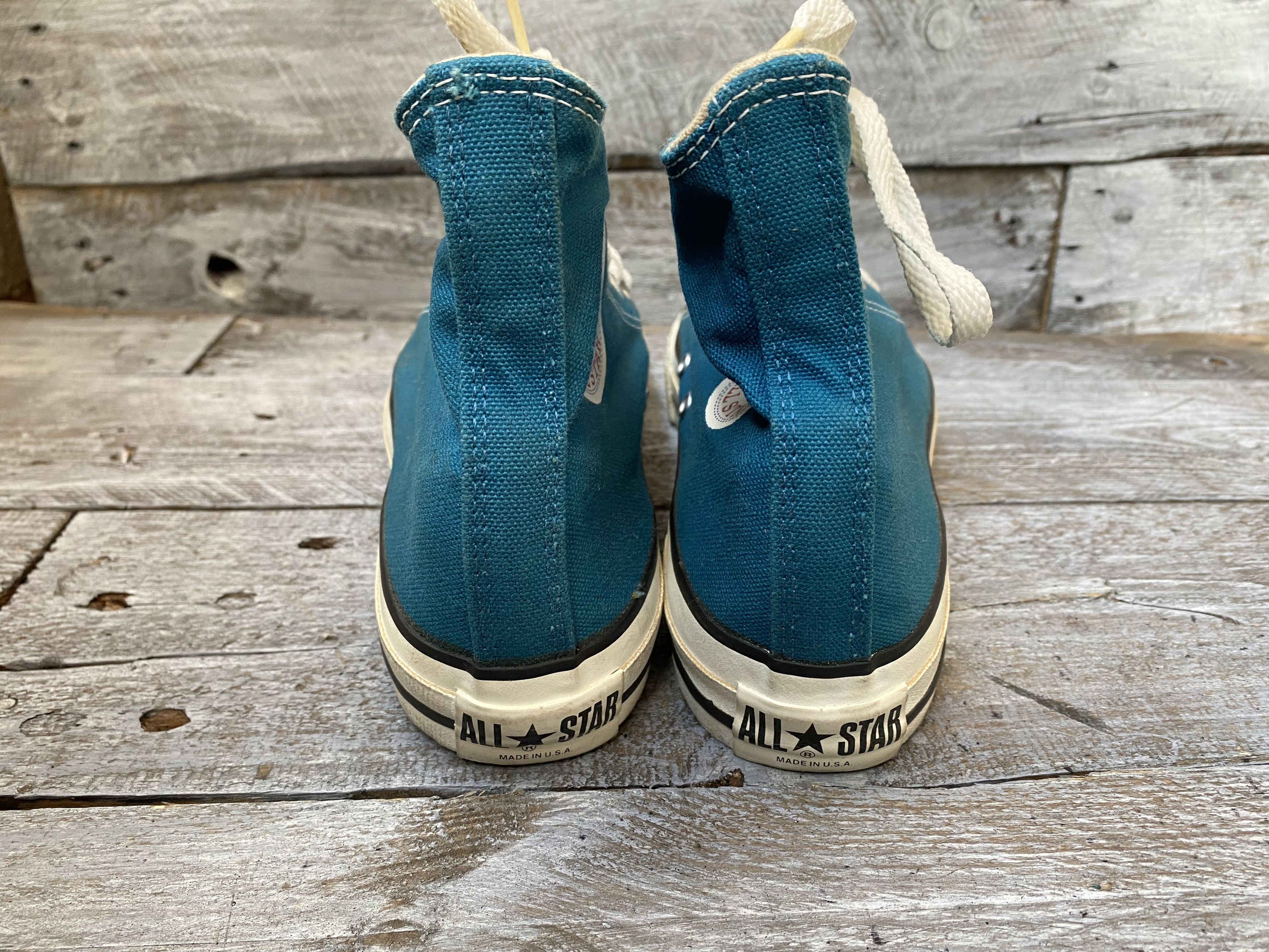 Converse × Vintage Vintage 90's converse hi-top sneakers sz8 Size US 8 / EU 41 - 8 Thumbnail