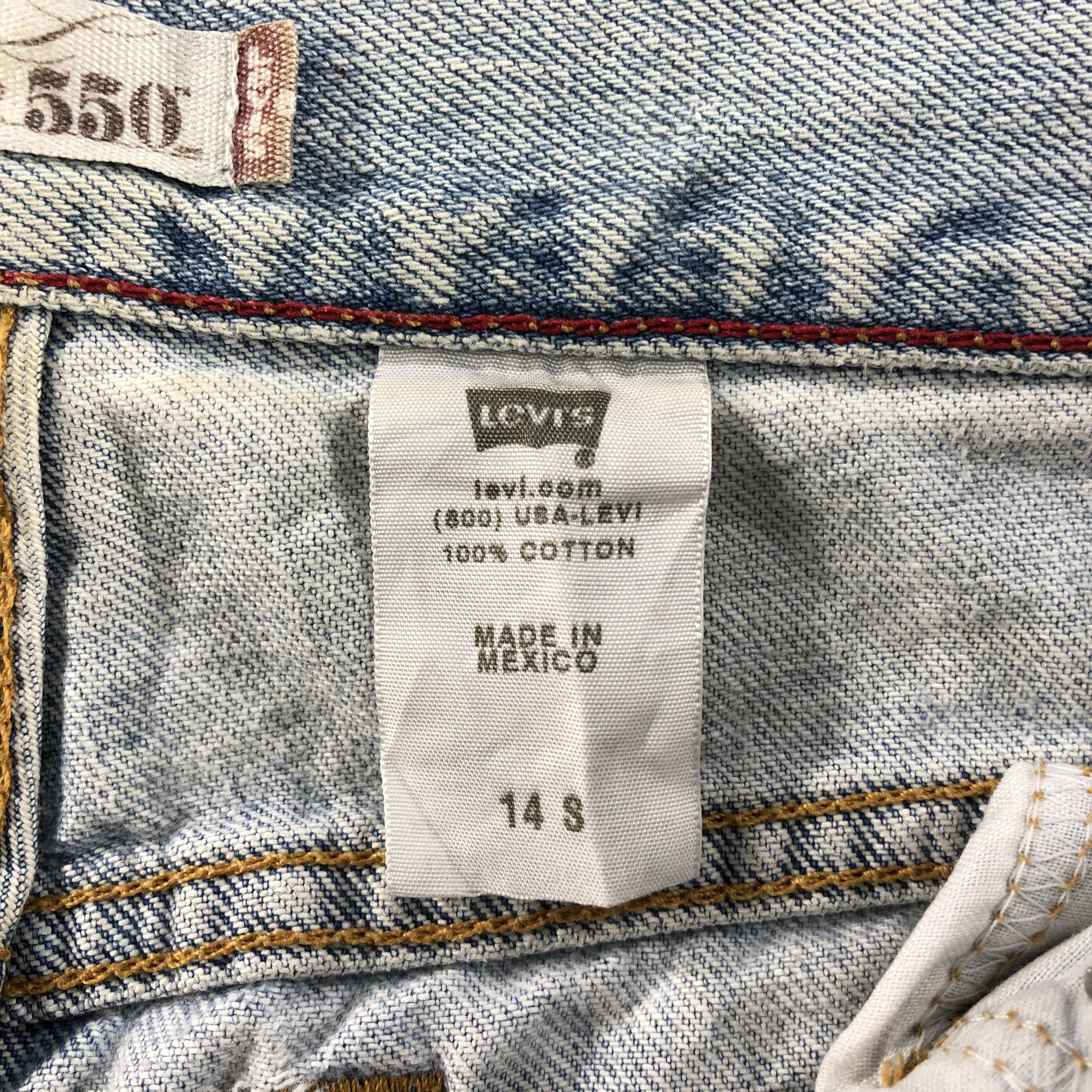 Levi's Vintage Light Wash Levis 550 Jeans- J1372 Size US 33 - 10 Thumbnail