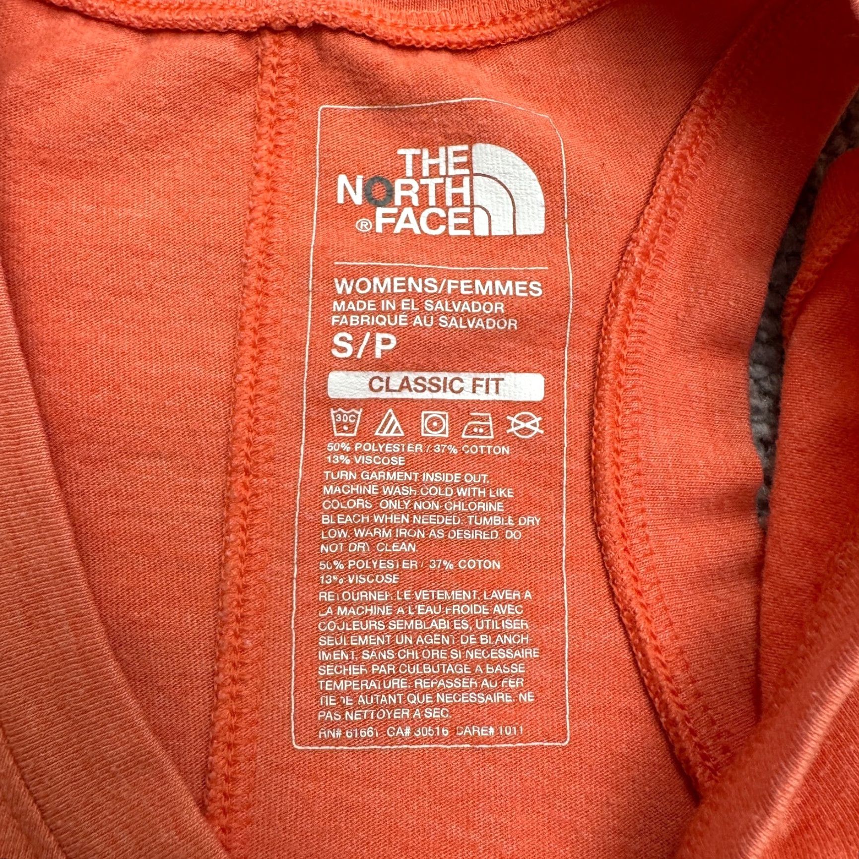 The North Face The North Face Womens Tank Top Orange Active Small Classic Fit Hi-Low Racerback Sleeveless Shirt Size S / US 4 / IT 40 - 6 Thumbnail