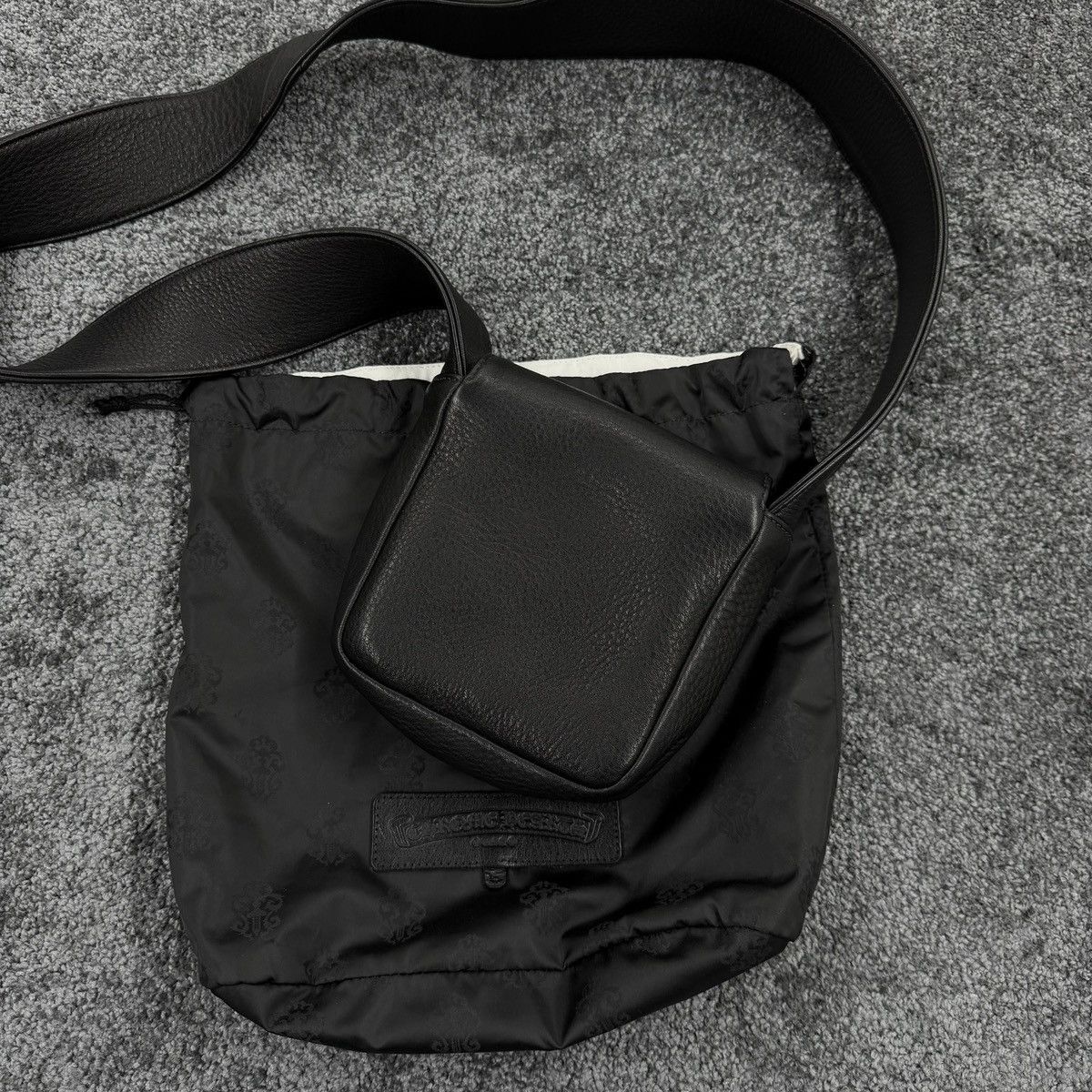 Chrome Hearts CHROME HEARTS HOT POT CH Plus Crossball Leather Shoulder Bag Size ONE SIZE - 2 Thumbnail