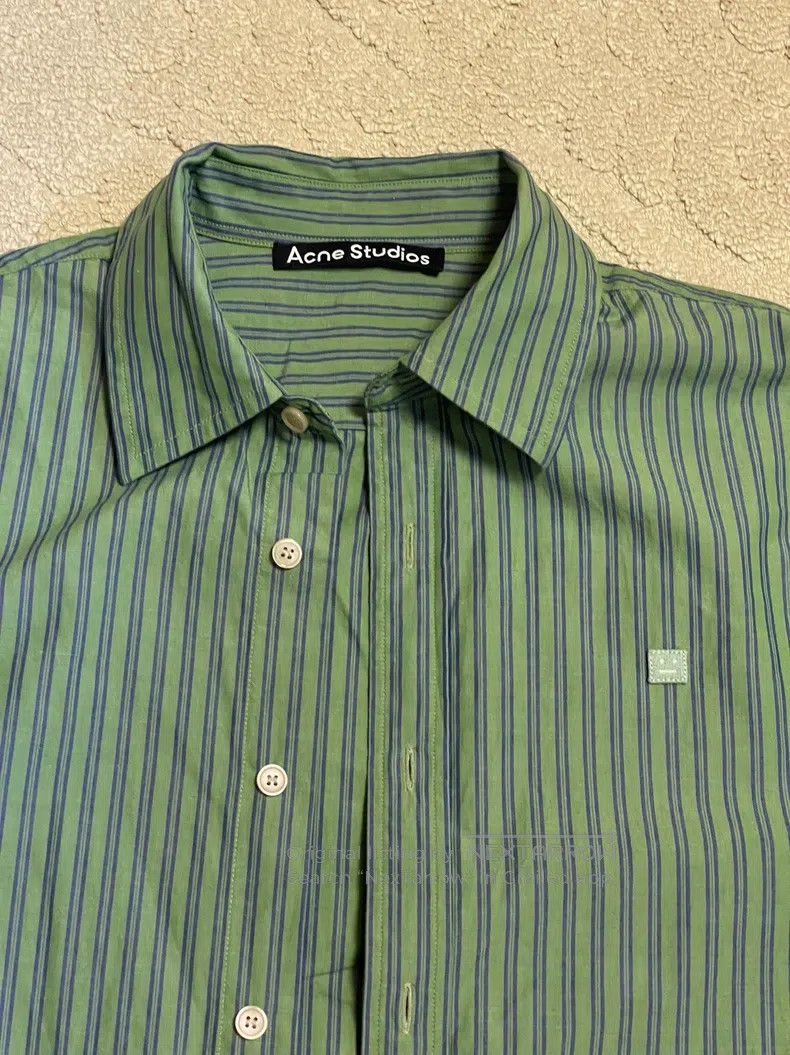 Acne Studios Acne Studios Men's Striped Shirt Size US XXS / EU 40 - 2 Thumbnail