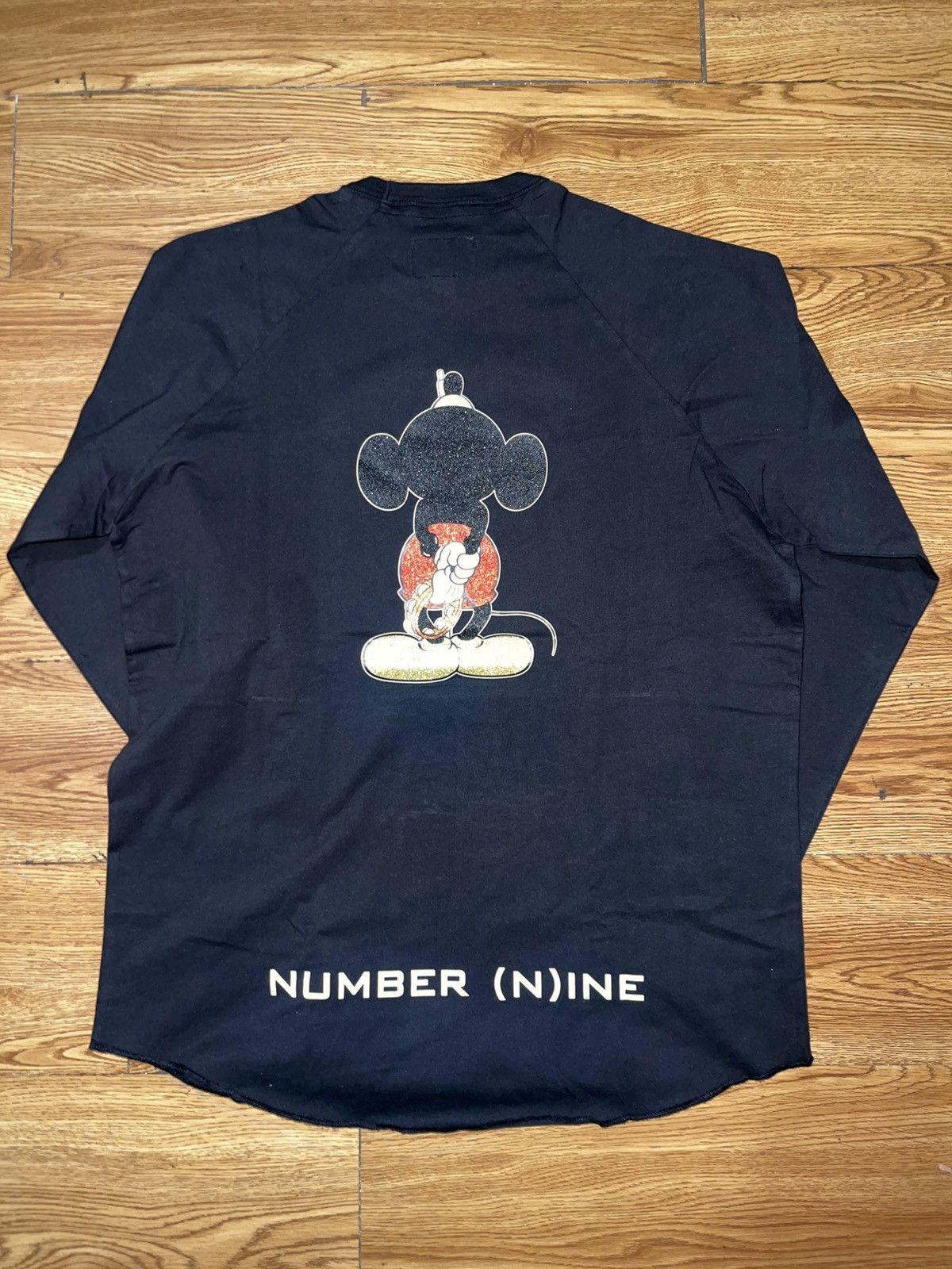 Supreme Supreme Number (Nine Mickey Raglan L/ S Top Black Size M Size US M / EU 48-50 / 2 - 2 Thumbnail