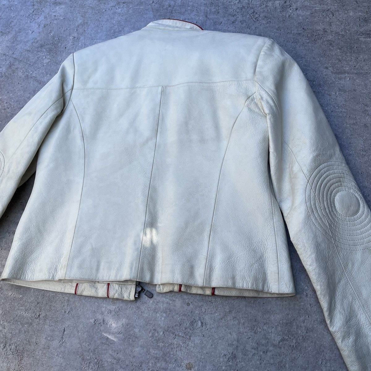 Alpinestars Vintage Damu Leather Genuine Jacket Moto NASCAR Y2k Hype Size M / US 6-8 / IT 42-44 - 16 Thumbnail