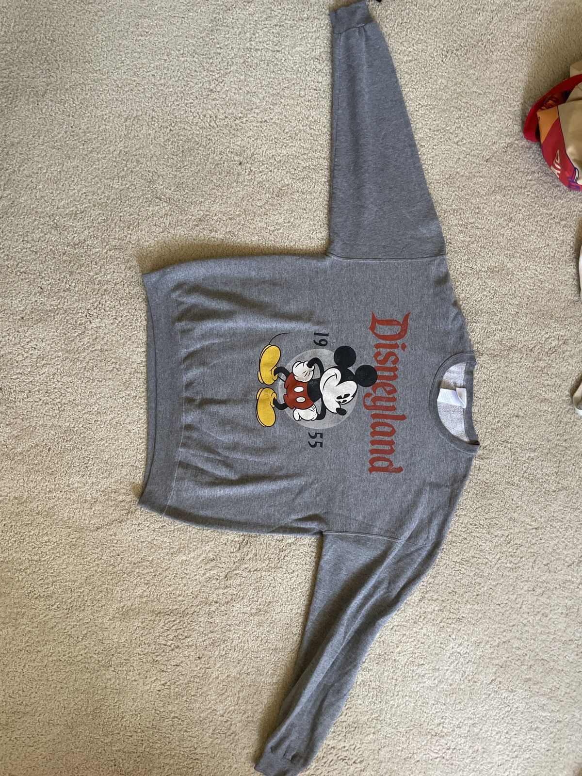 Disney Grey Mickey sweater Size US XL / EU 56 / 4 - 1 Thumbnail