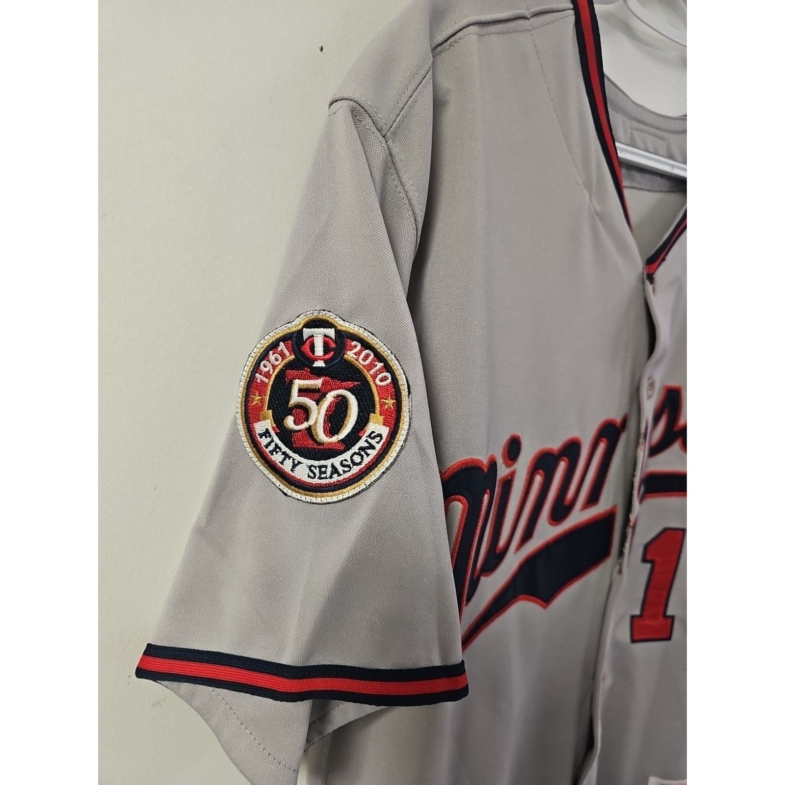 Majestic Minnesota Twins Jason Kubel Authentic Jersey 50th Sz 48 Size US XL / EU 56 / 4 - 3 Thumbnail