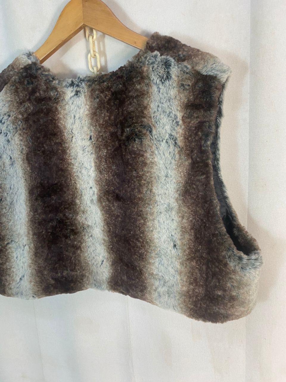 HARE Hare fur croptopvest Size S / US 4 / IT 40 - 7 Thumbnail