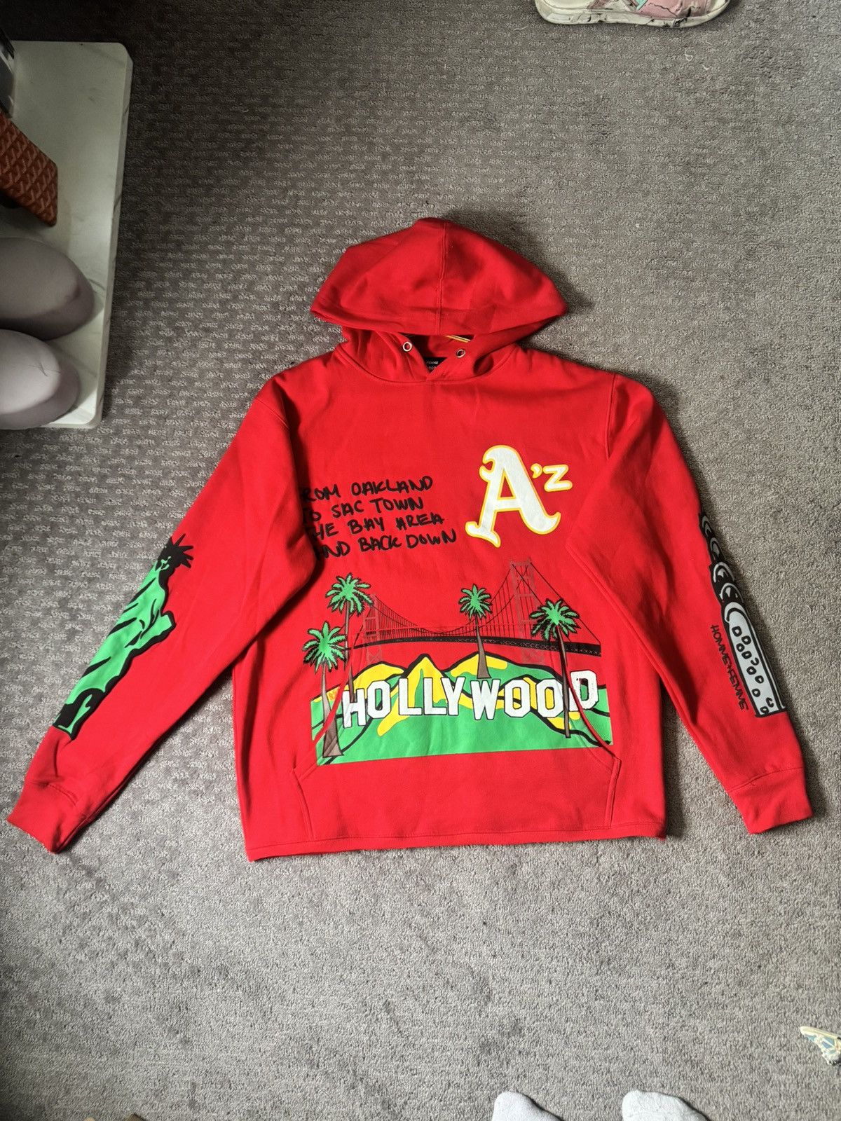 Homme femme la Hoodie (Large)