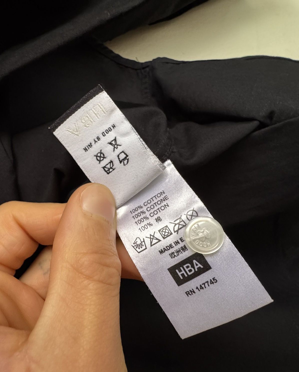 Hood By Air RARE 2015 HBA PENTAGRAM BLACK BUTTON UP Size US M / EU 48-50 / 2 - 8 Thumbnail