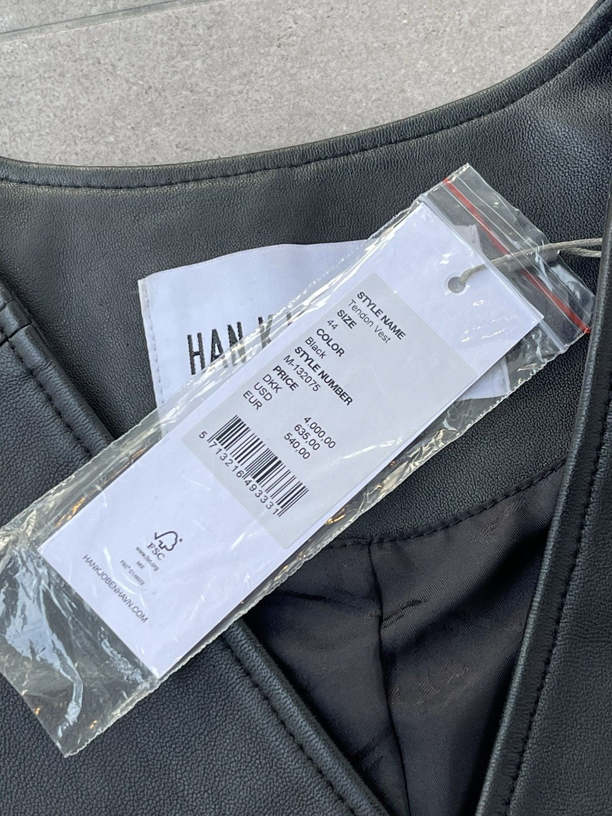 Han Kjobenhavn !DS! FW22 Han Kjobenhavn Tendon Cargo Leather Vest Size US S / EU 44-46 / 1 - 22 Thumbnail