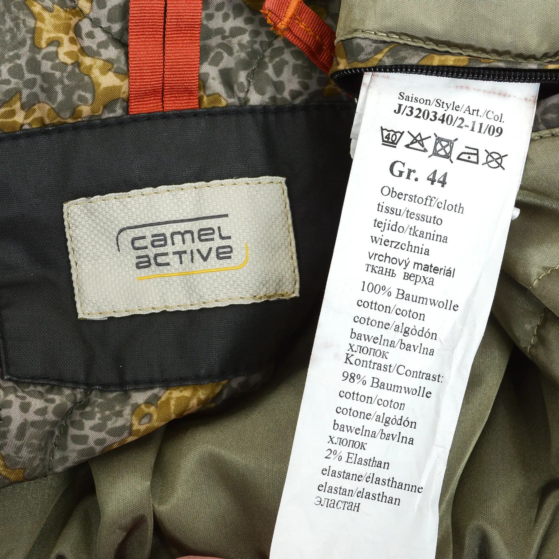 camel active Saison Womens Eu 44 Jacket Coat Windbreaker Black L XL Size L / US 10 / IT 46 - 2 Thumbnail