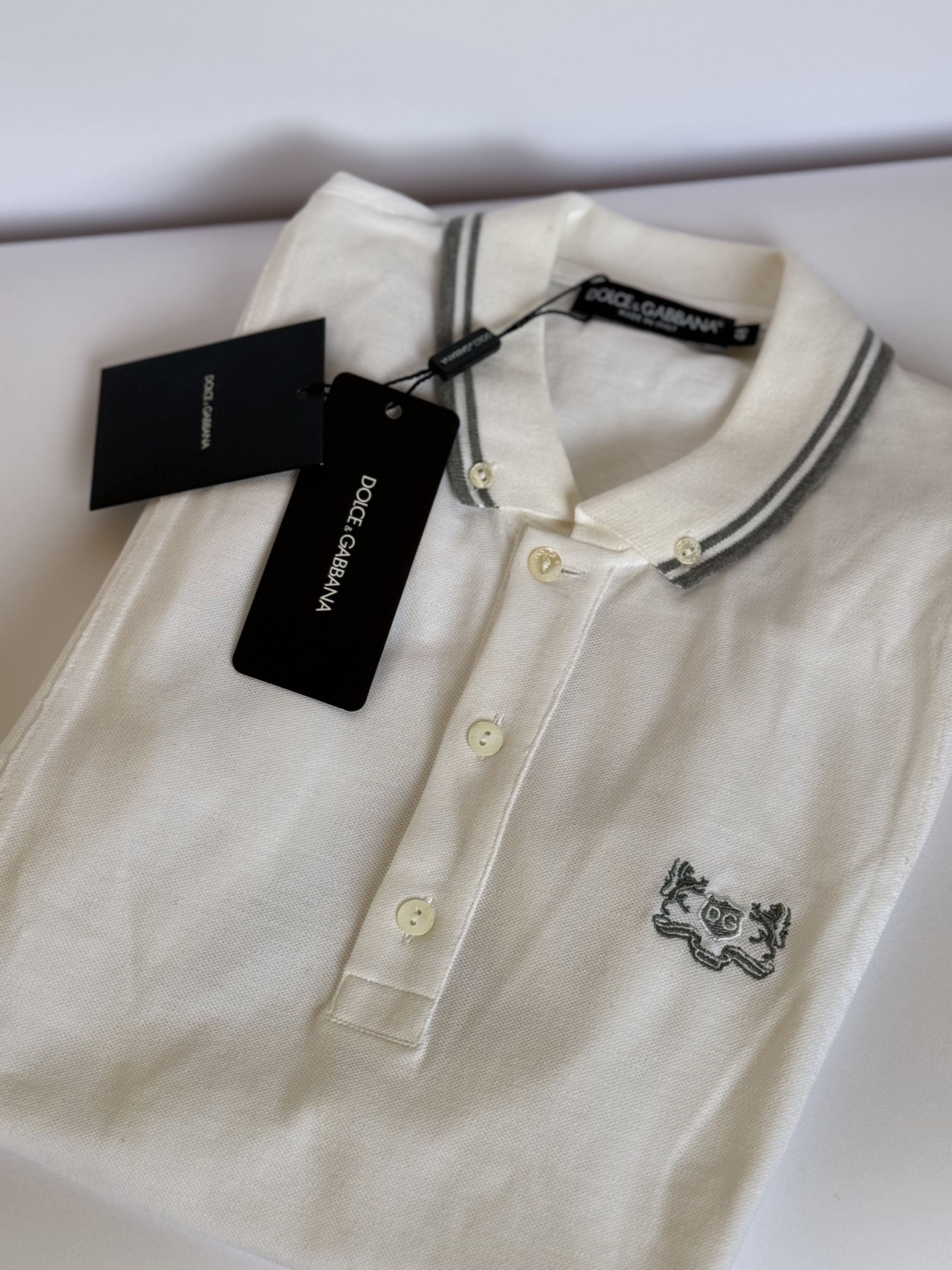 Dolce & Gabbana Dolce Gabbana Polo logo Size US M / EU 48-50 / 2 - 3 Thumbnail