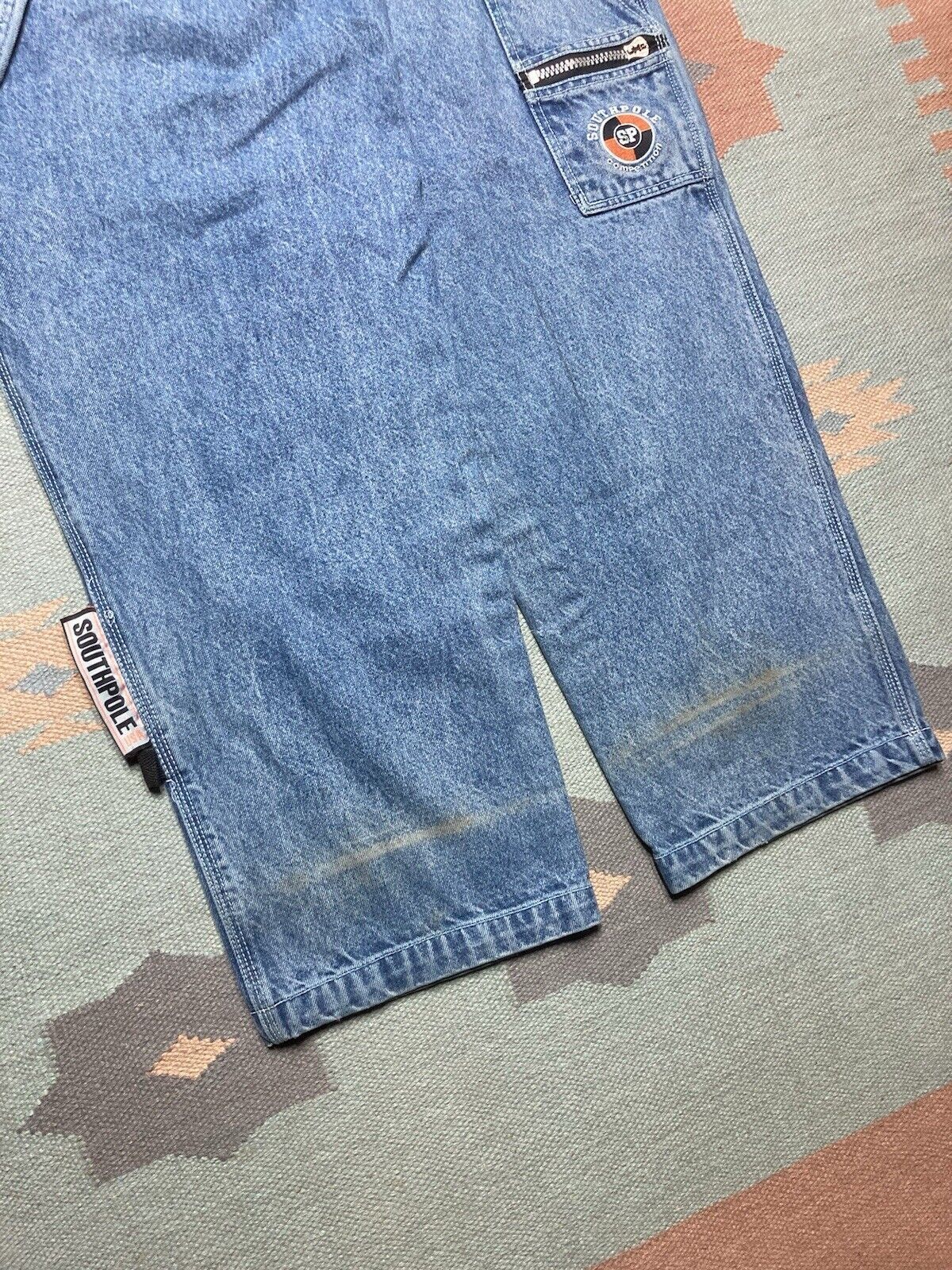 Southpole × Vintage VTG y2k baggy jeans southpole carpenter JNCO skater 35x32 Size US 35 - 2 Thumbnail