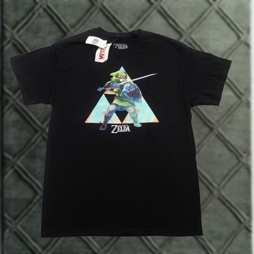 Nintendo Nintendo The Legend Of Zelda T-Shirt Large Mens Black XS? Size US L / EU 52-54 / 3 - 1 Thumbnail