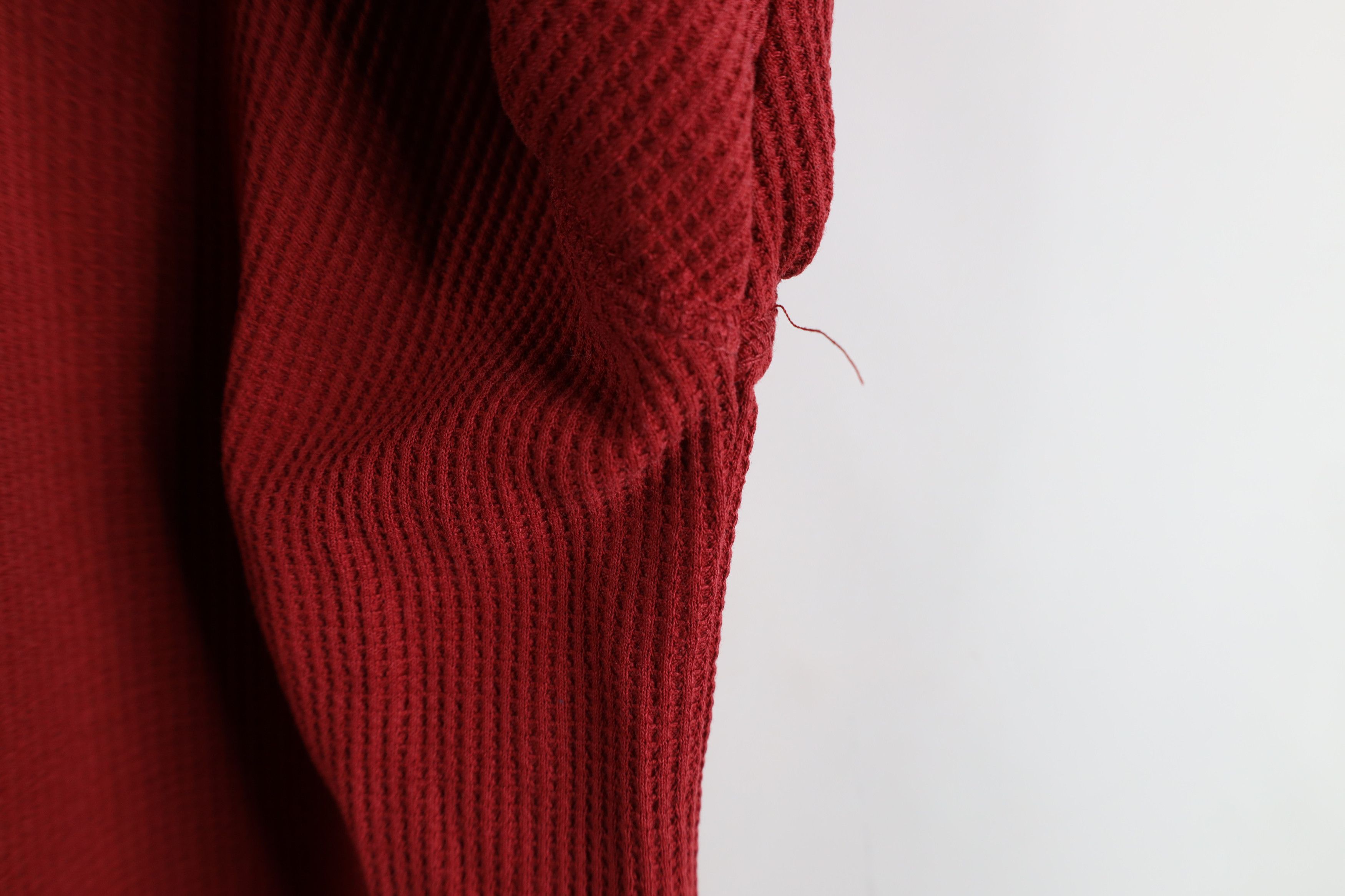 Vintage Vintage 90s Streetwear Layered Thermal Knit Henley T-Shirt Size L / US 10 / IT 46 - 10 Thumbnail