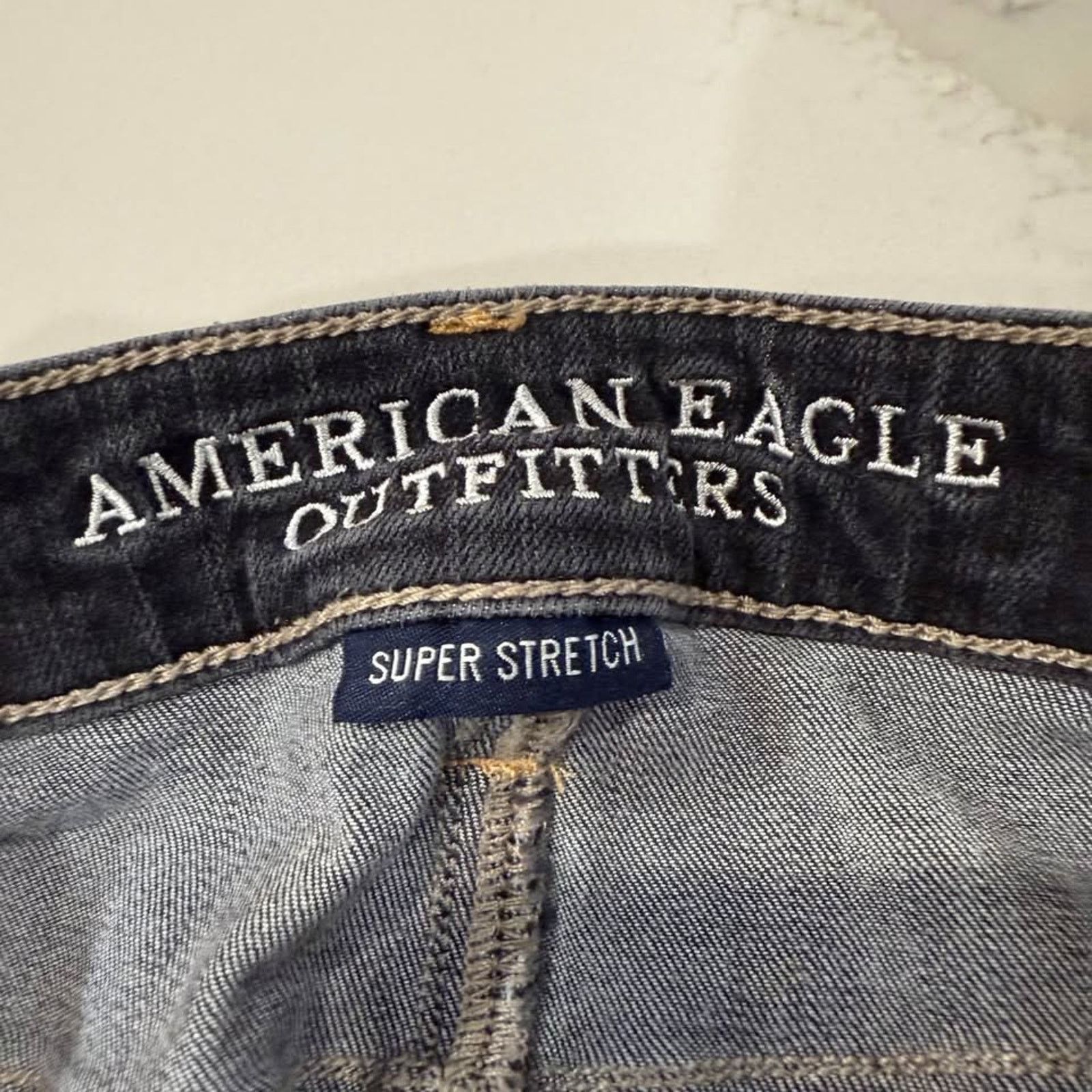 American Eagle Outfitters American Eagle High Rise Jegging Crop Denim Jeans Womens 4R Size 27" / US 4 / IT 40 - 4 Thumbnail