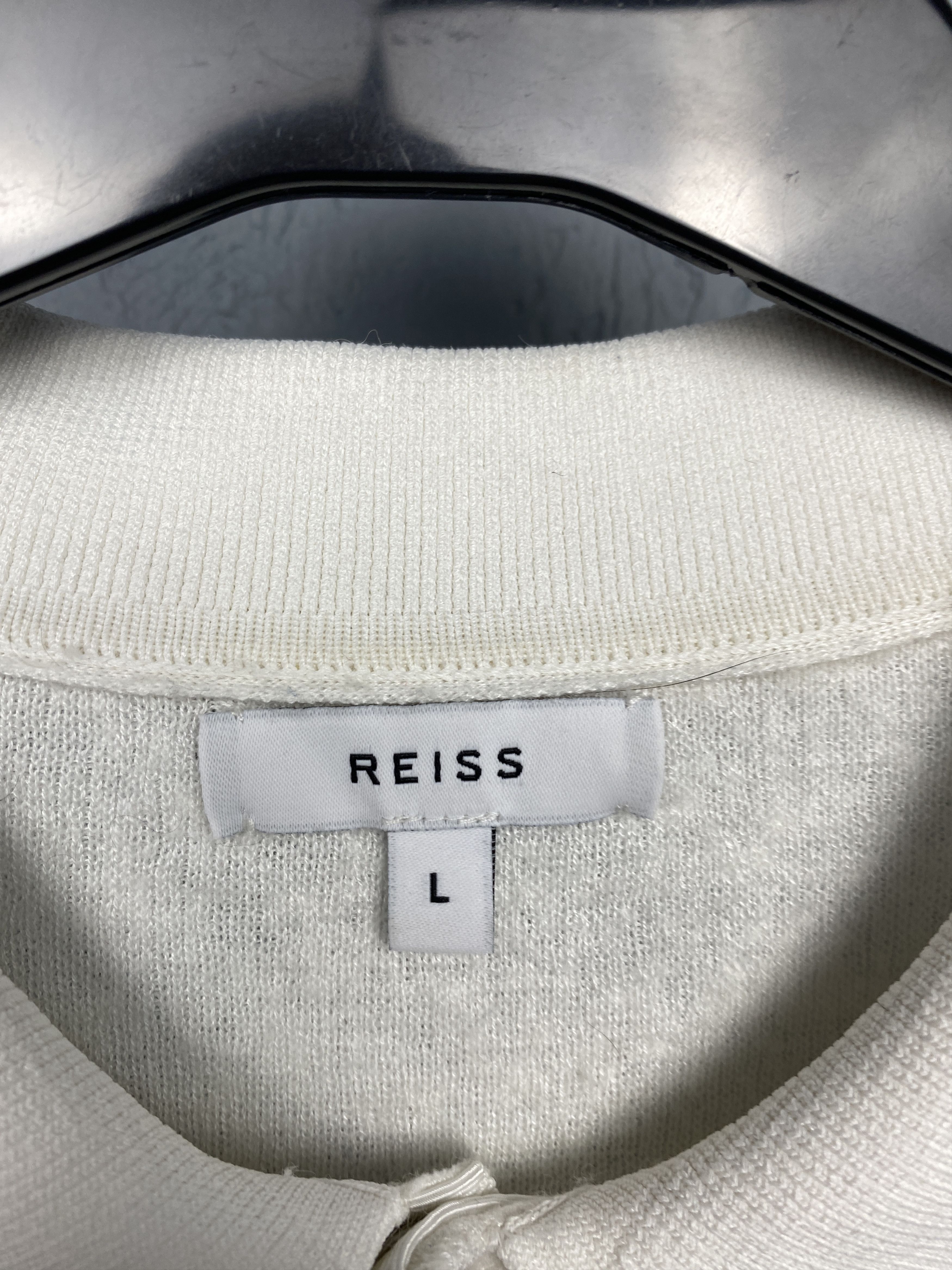 Reiss Reiss Mens Long Sleeve Polo Shirt Size US L / EU 52-54 / 3 - 3 Thumbnail
